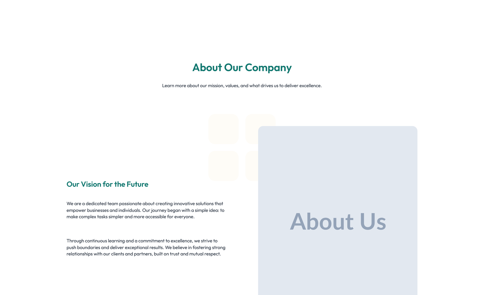 Split About with Text and CTA Left and Video Right 5 - Elementor component