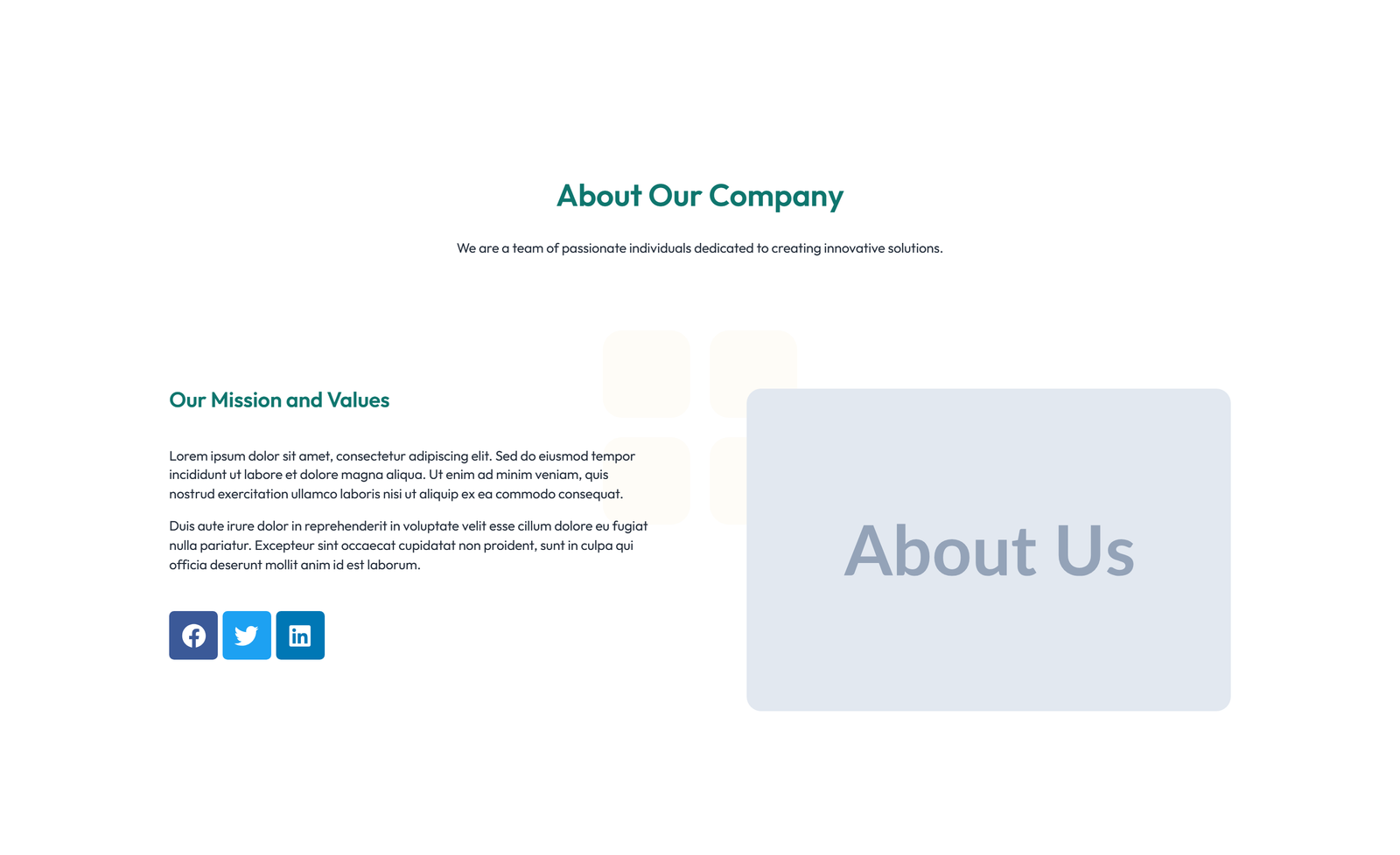 Split About with Text and CTA Left and Video Right 6 - Elementor component