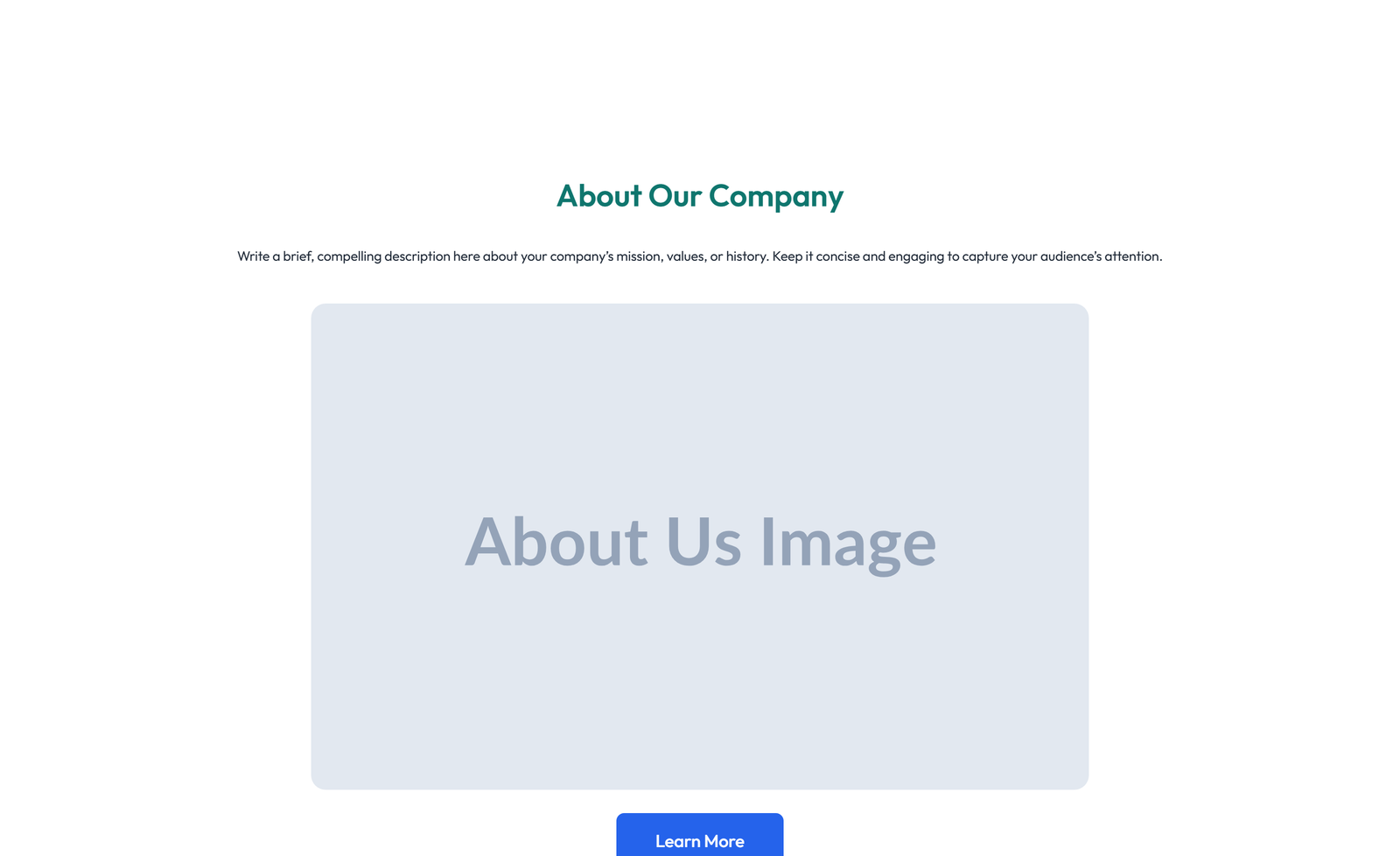 Split About with Text and CTA Left and Image Right 7 - Elementor component