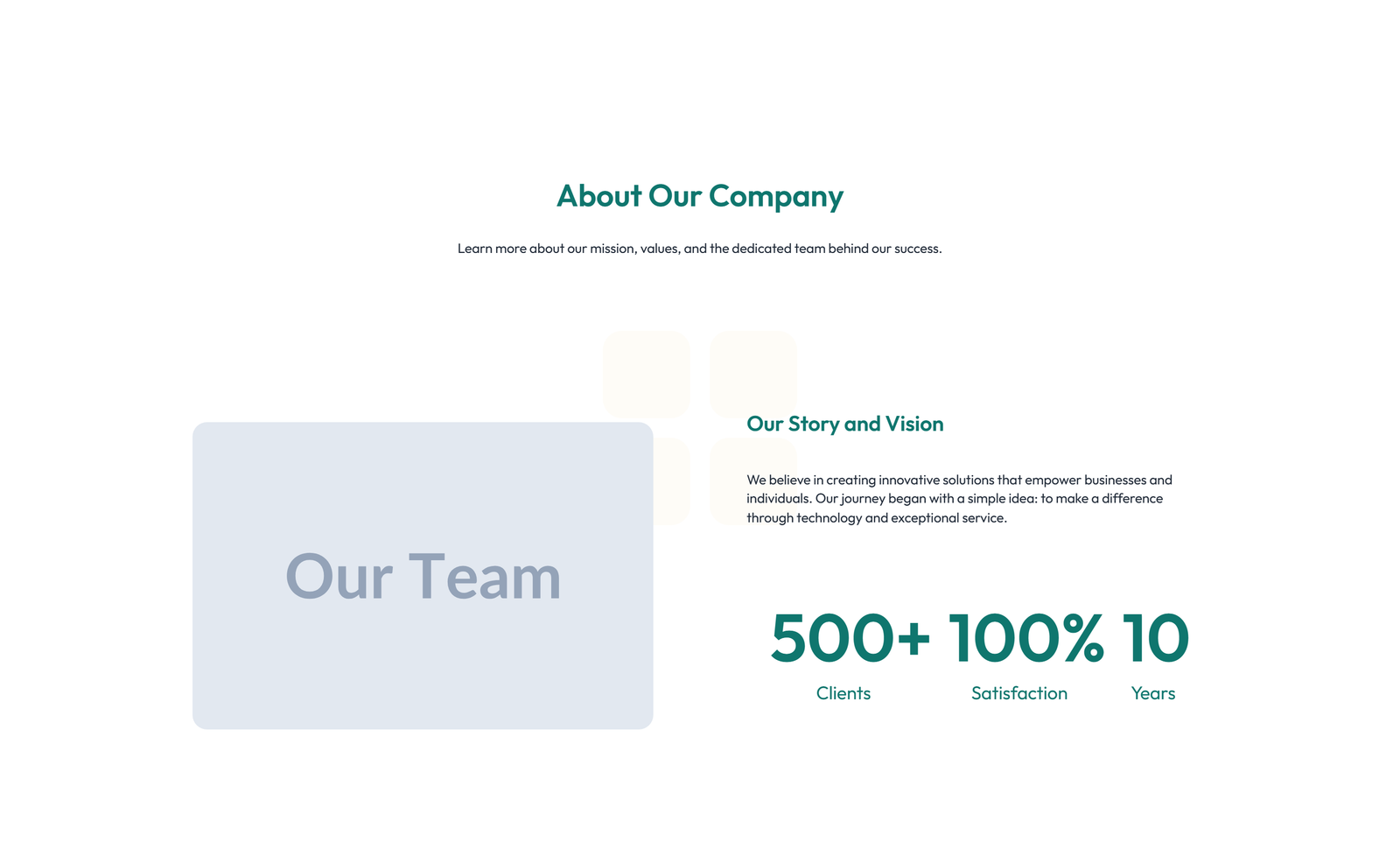 Split About with Text and CTA Left and Image Right 11 - Elementor component