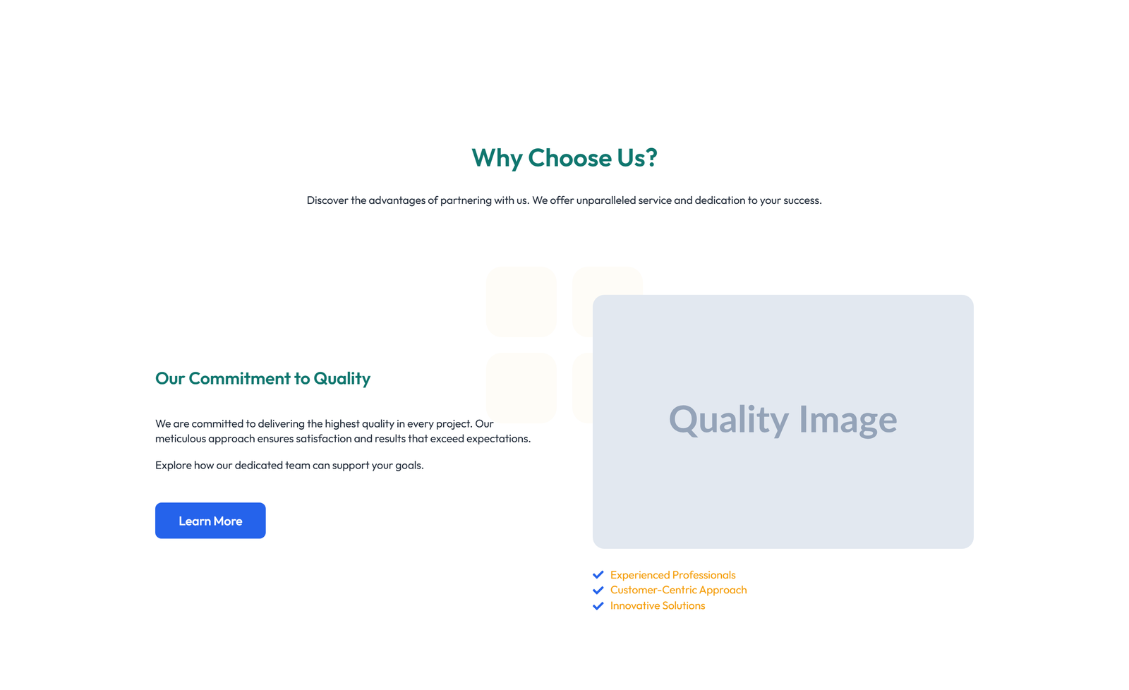 Split About with Text and CTA Left and Image Right 13 - Elementor component