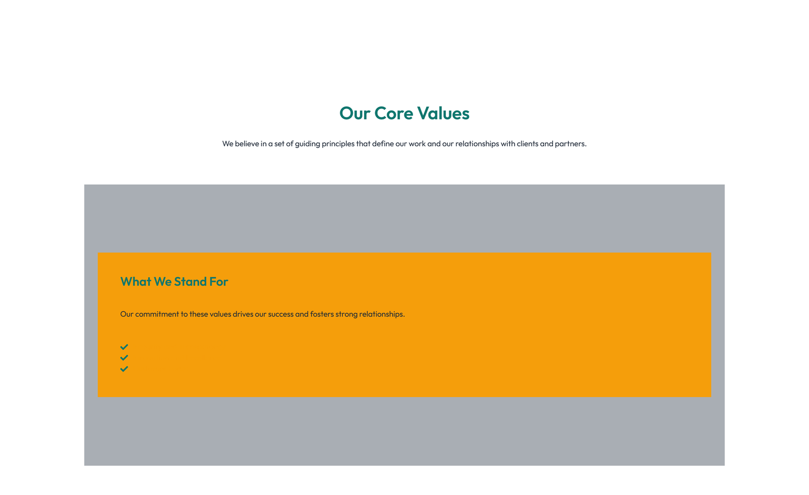 Centered About with Image, Counter Stats Row 16 - Elementor component