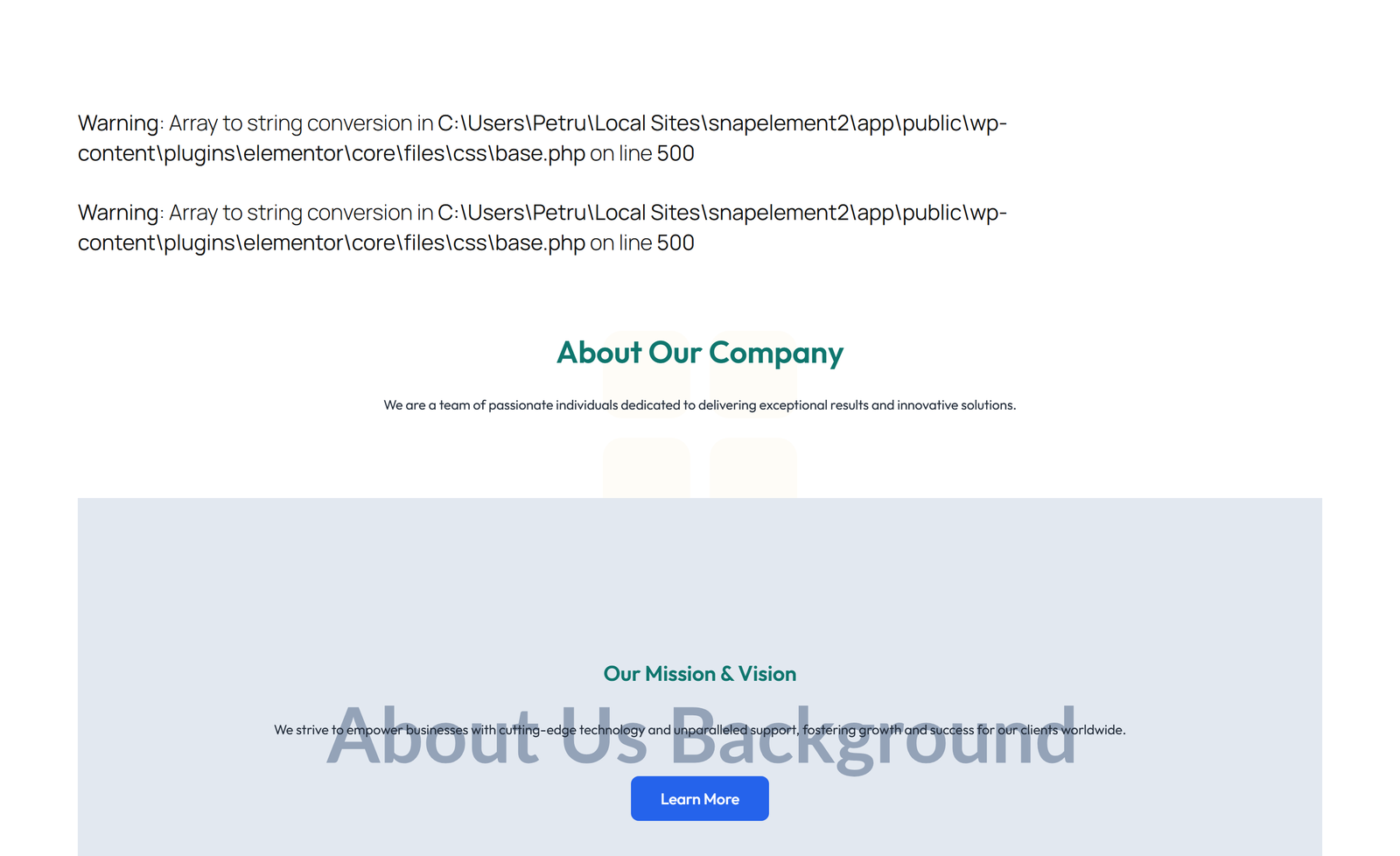 Split About with Image Left and Text and Icon-list Right 17 - Elementor component