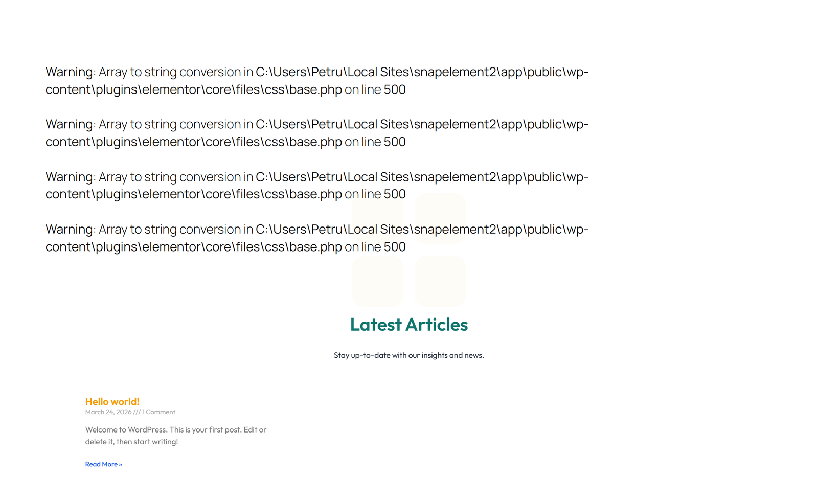Blog Layout Style 1 6 - Elementor component