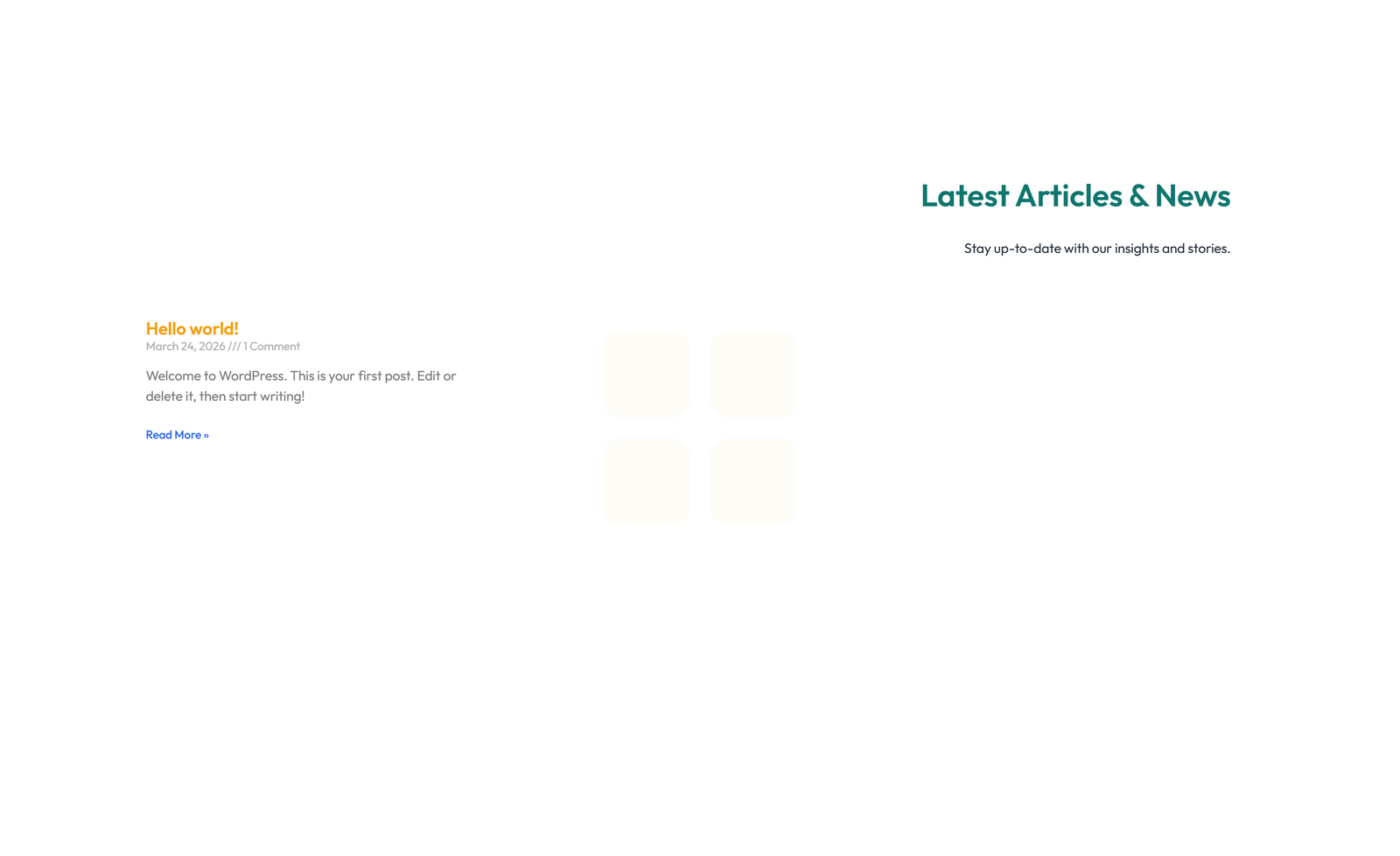 Screenshot of Blog Layout Style 3 7 - Elementor Blog / Articles component