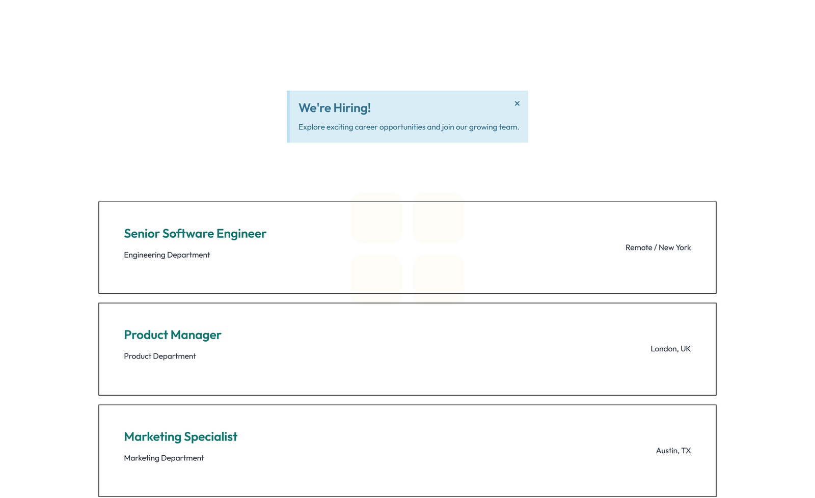 Careers Layout Style 5 7 - Elementor component