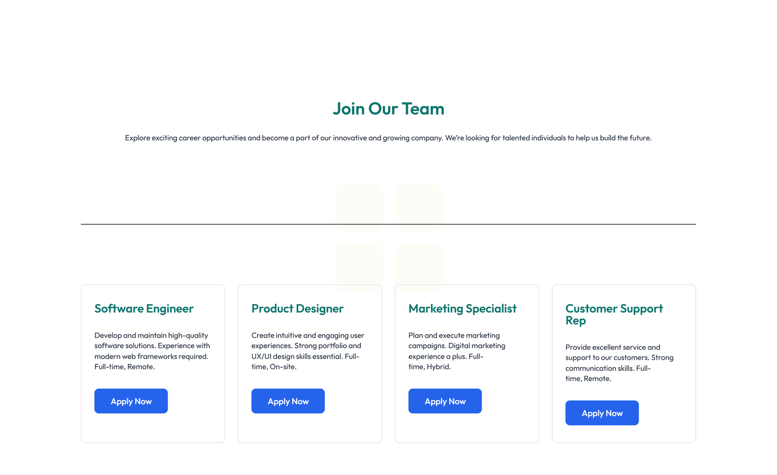 Careers Layout Style 5 8 - Elementor component