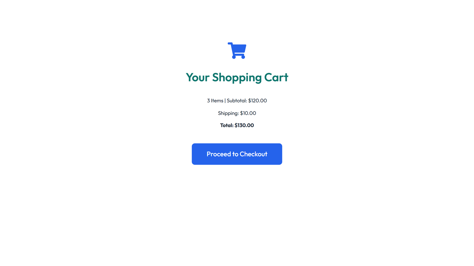 Screenshot of Cart and Checkout Design 5 - Elementor Cart & Checkout component