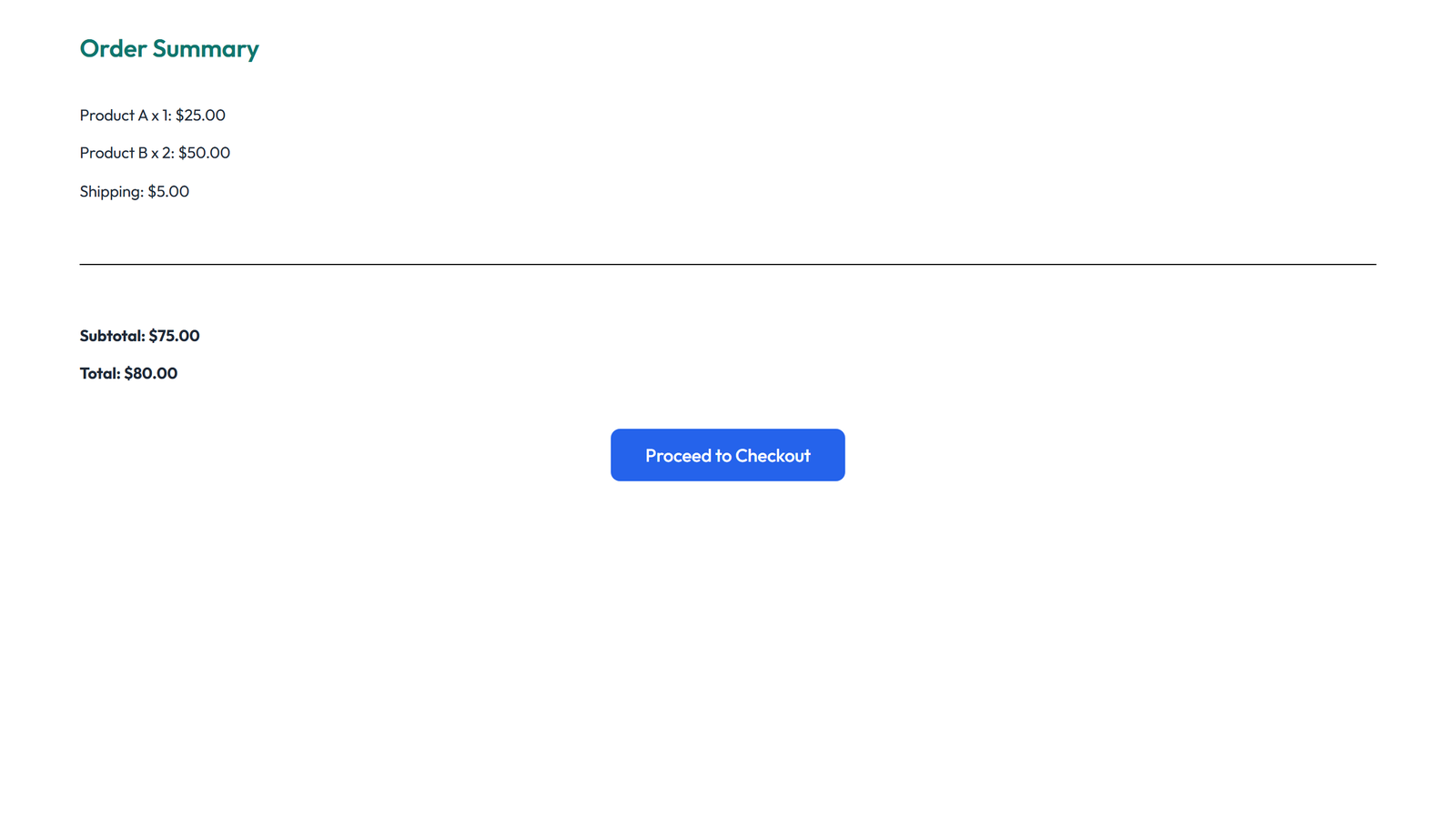 Screenshot of Cart and Checkout Design 3 2 - Elementor Cart & Checkout component
