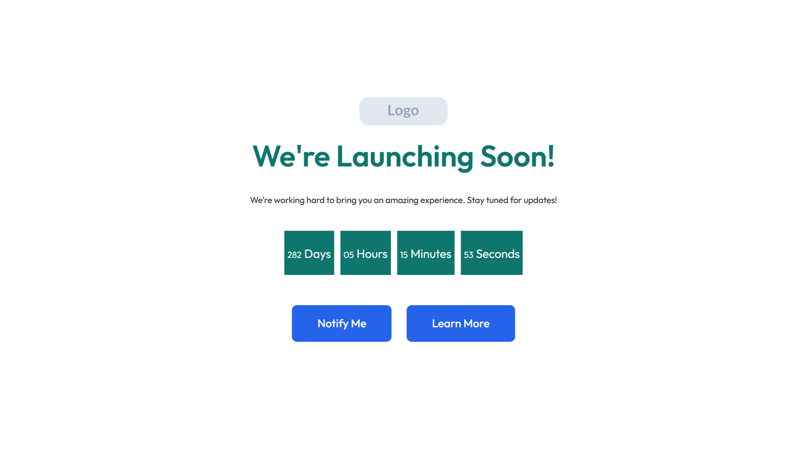 Coming Soon Design 2 2 - Elementor component