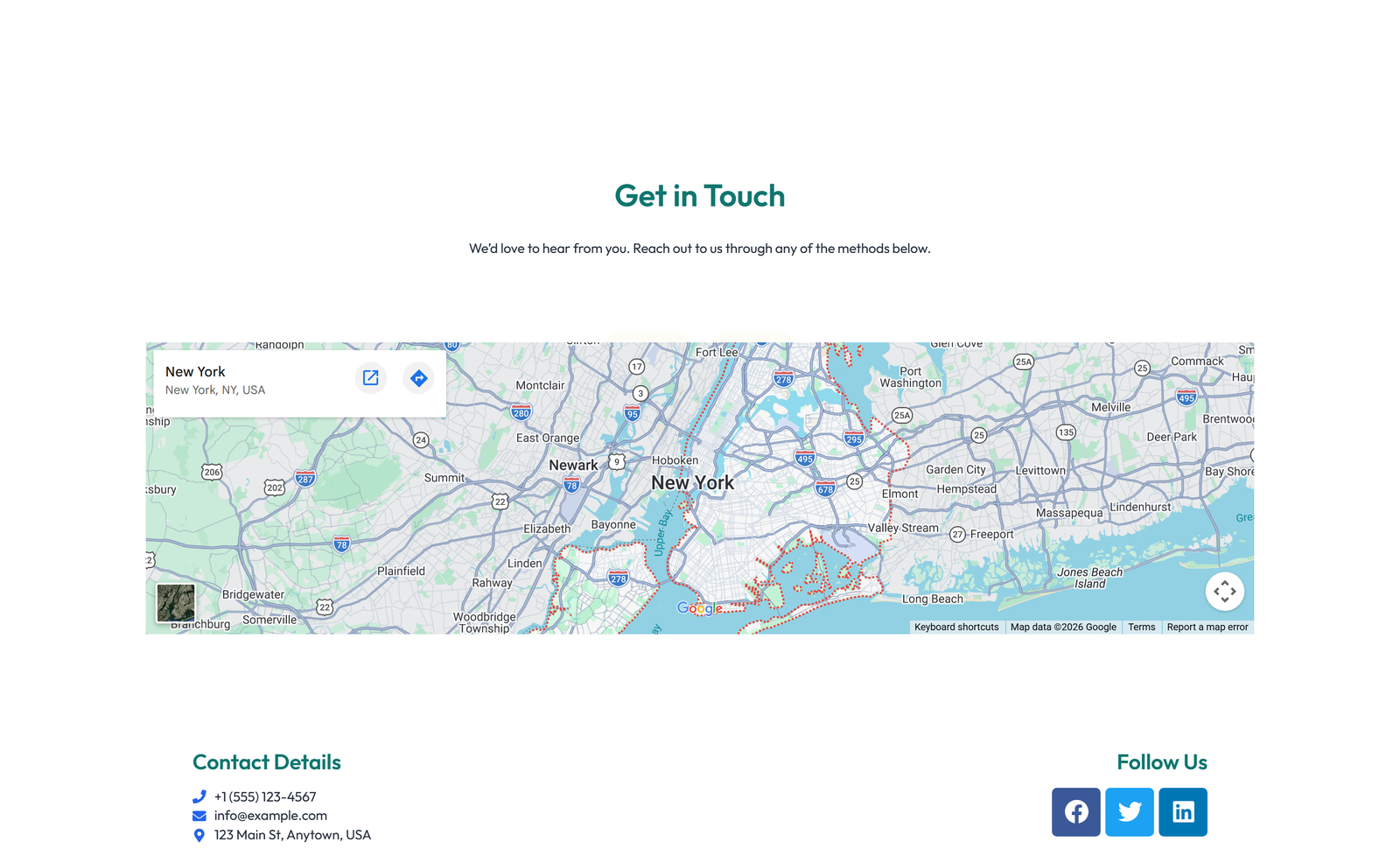 Split Contact with Info Left and Form Right 12 - Elementor component