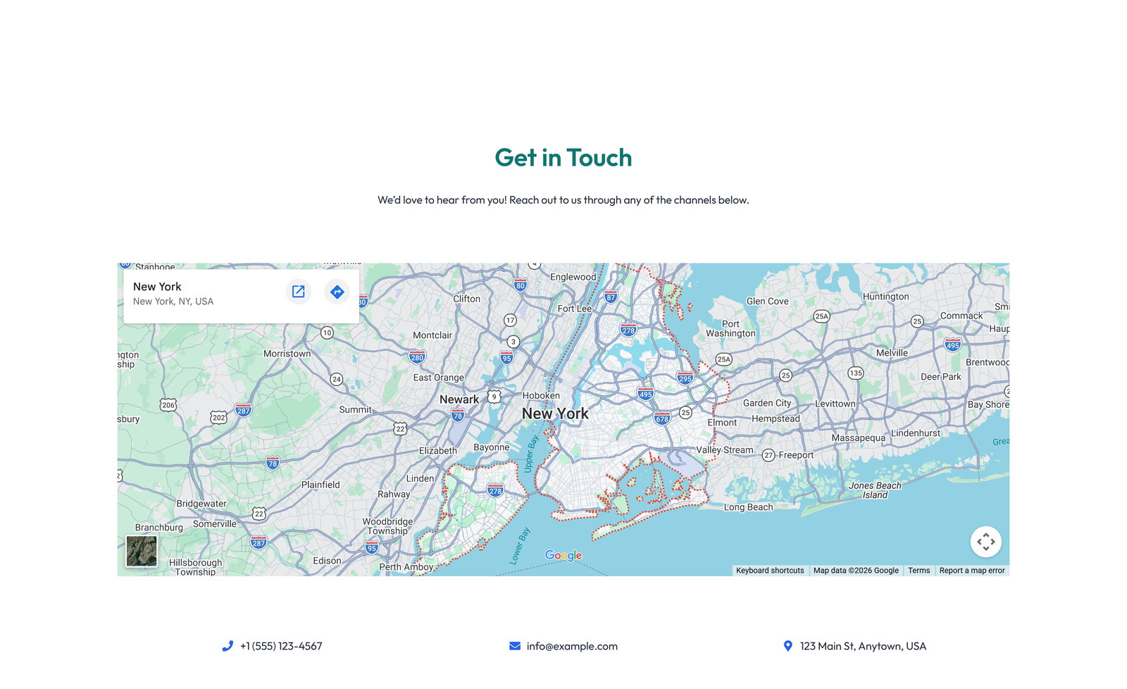Split Contact with Info Left and Form Right 13 - Elementor component