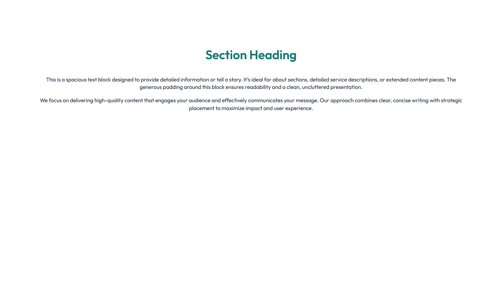 Screenshot of Content Layout Style 5 2 - Elementor Content / Text Blocks component