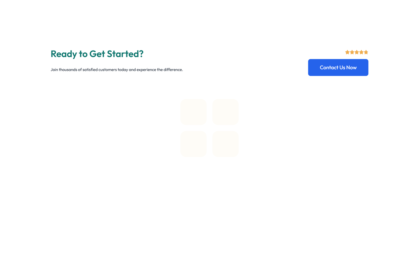 Screenshot of Centered Call to Action with Heading, Two CTA Buttons 5 - Elementor CTA Sections component