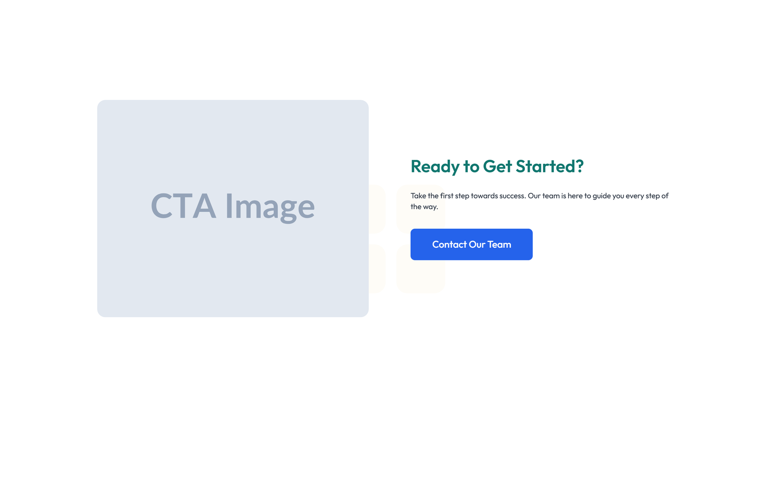 Split Call to Action with Text and Benefits List and 12 - Elementor component