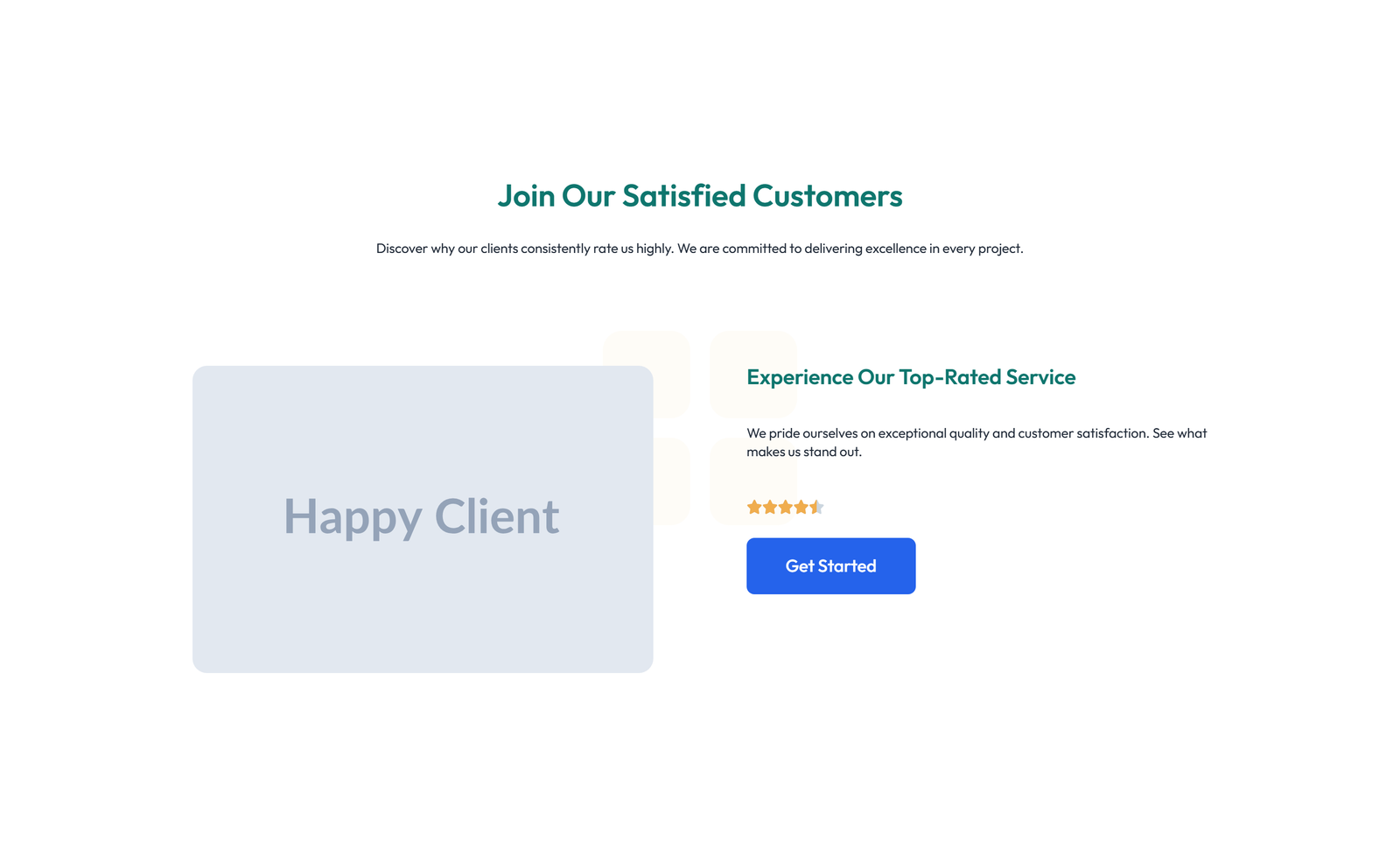 Split Call to Action with Text and Benefits List and 13 - Elementor component