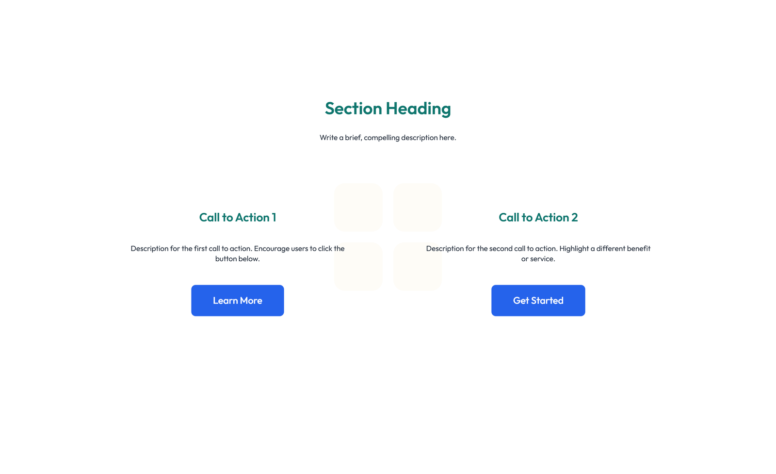 Screenshot of Split Call to Action with Text Left and Image Right 24 - Elementor CTA Sections component