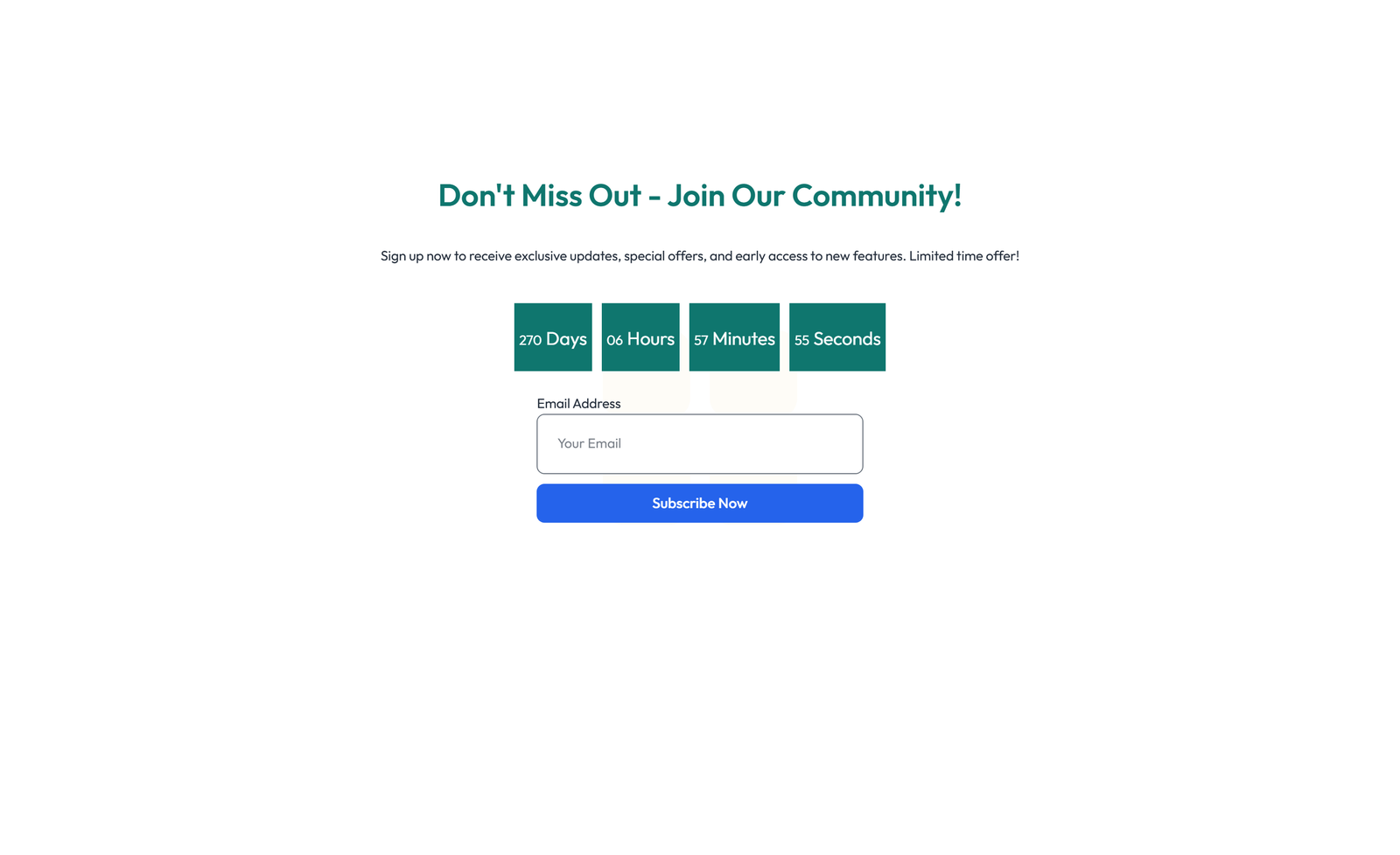 Screenshot of Centered Call to Action with Heading, Two CTA Buttons 26 - Elementor CTA Sections component