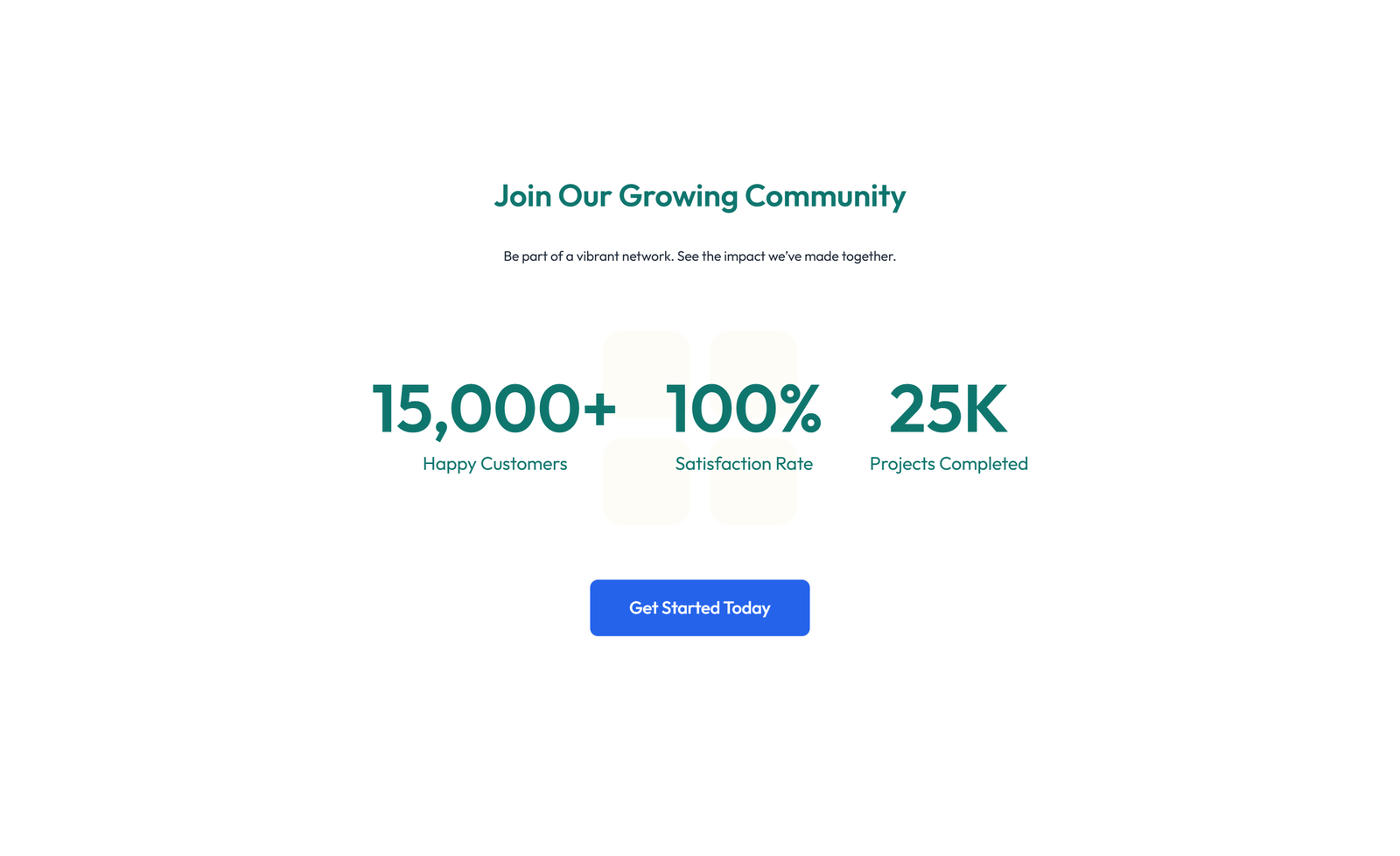 Screenshot of Centered Call to Action with Heading, Subtitle, CTA, Note 32 - Elementor CTA Sections component