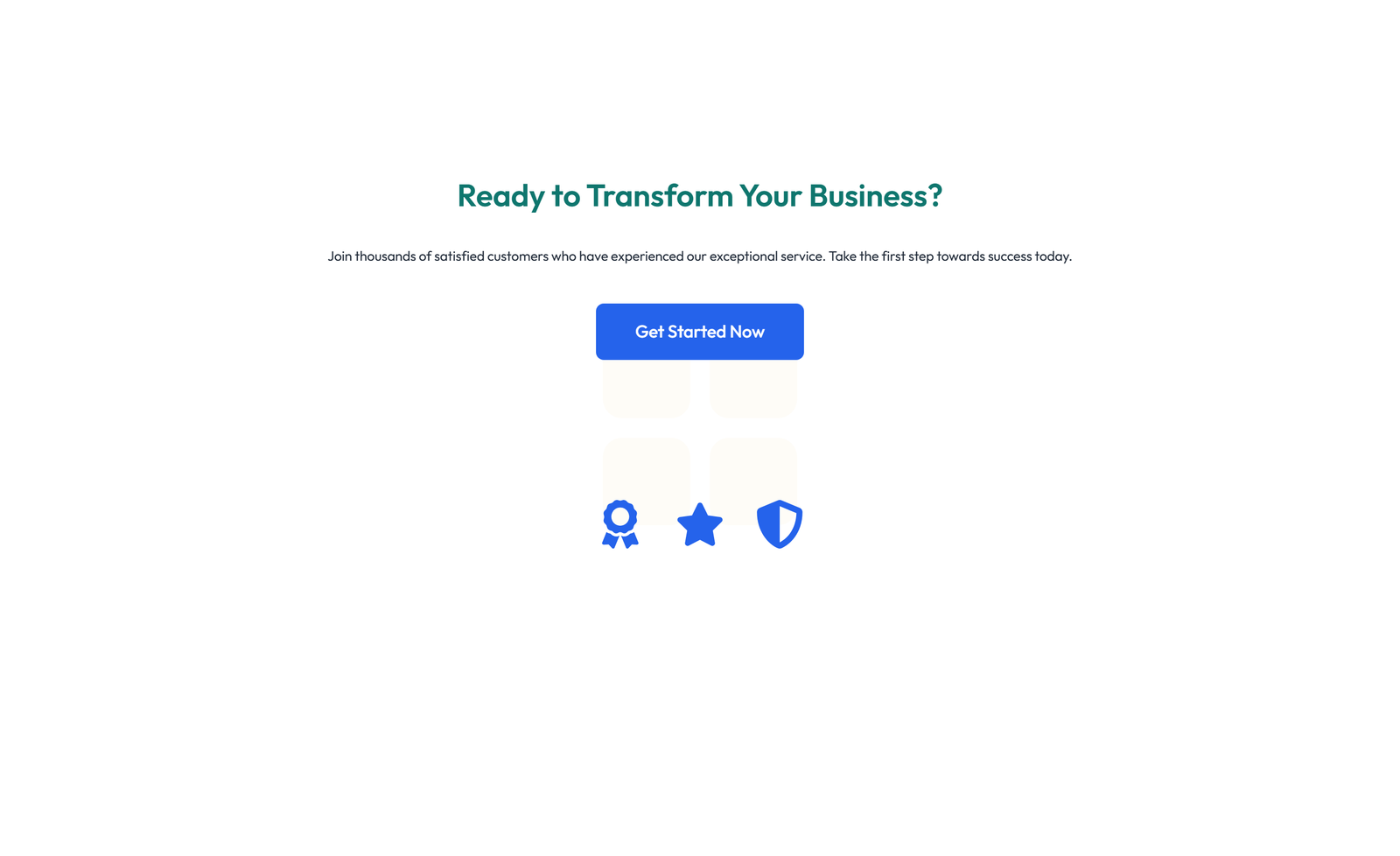 Screenshot of Call to Action with Bar: Icon, Text, CTA 36 - Elementor CTA Sections component