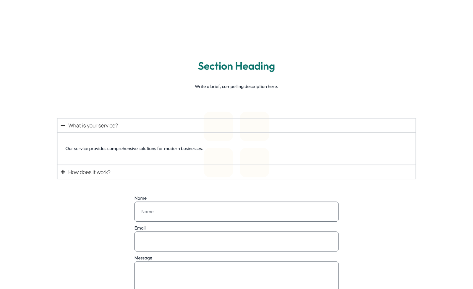 Screenshot of Split Call to Action with Text and Benefits List and 46 - Elementor CTA Sections component