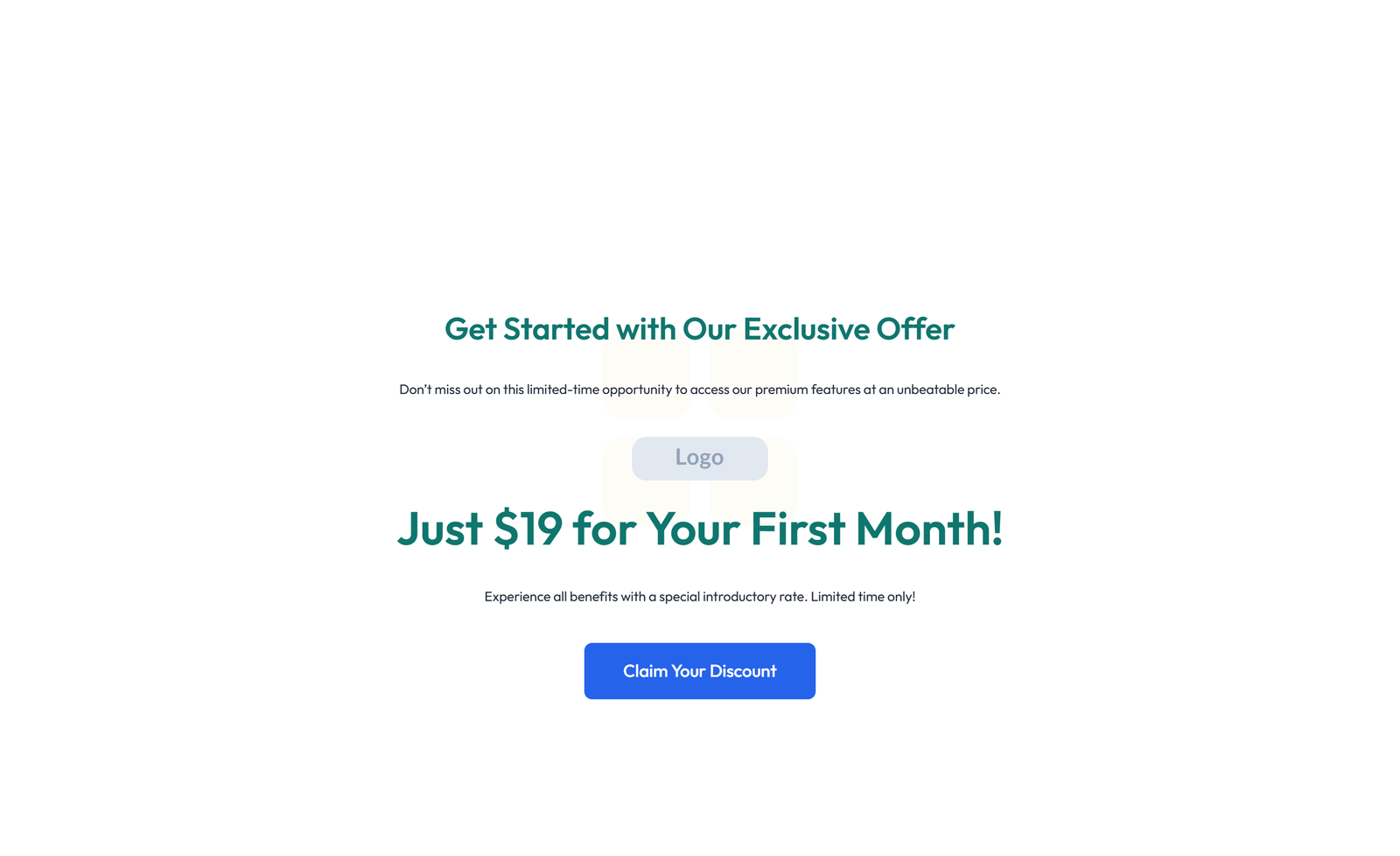 Screenshot of Split Call to Action with Text and Benefits List and 52 - Elementor CTA Sections component