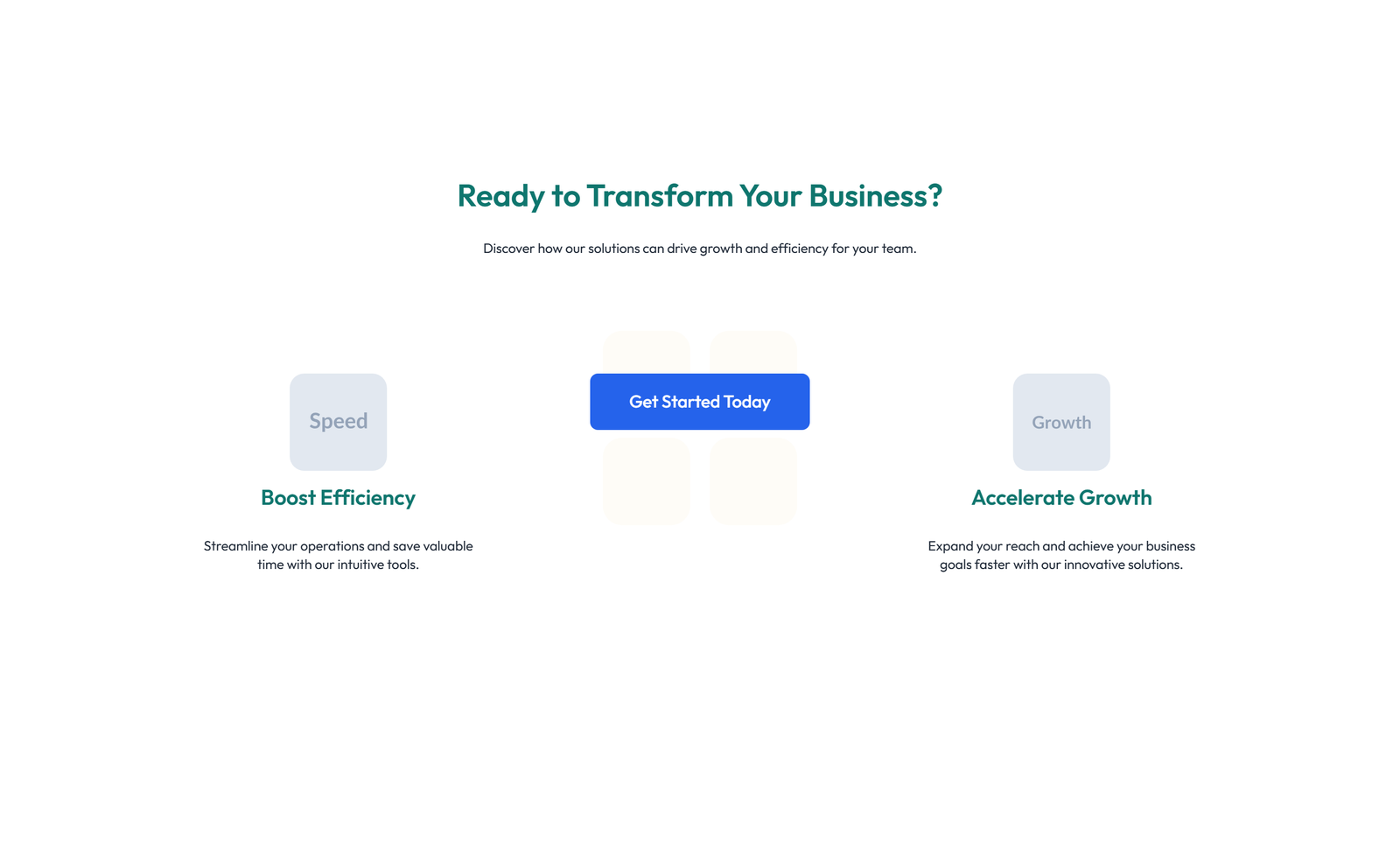Screenshot of Split Call to Action with Text Left and Image Right 56 - Elementor CTA Sections component