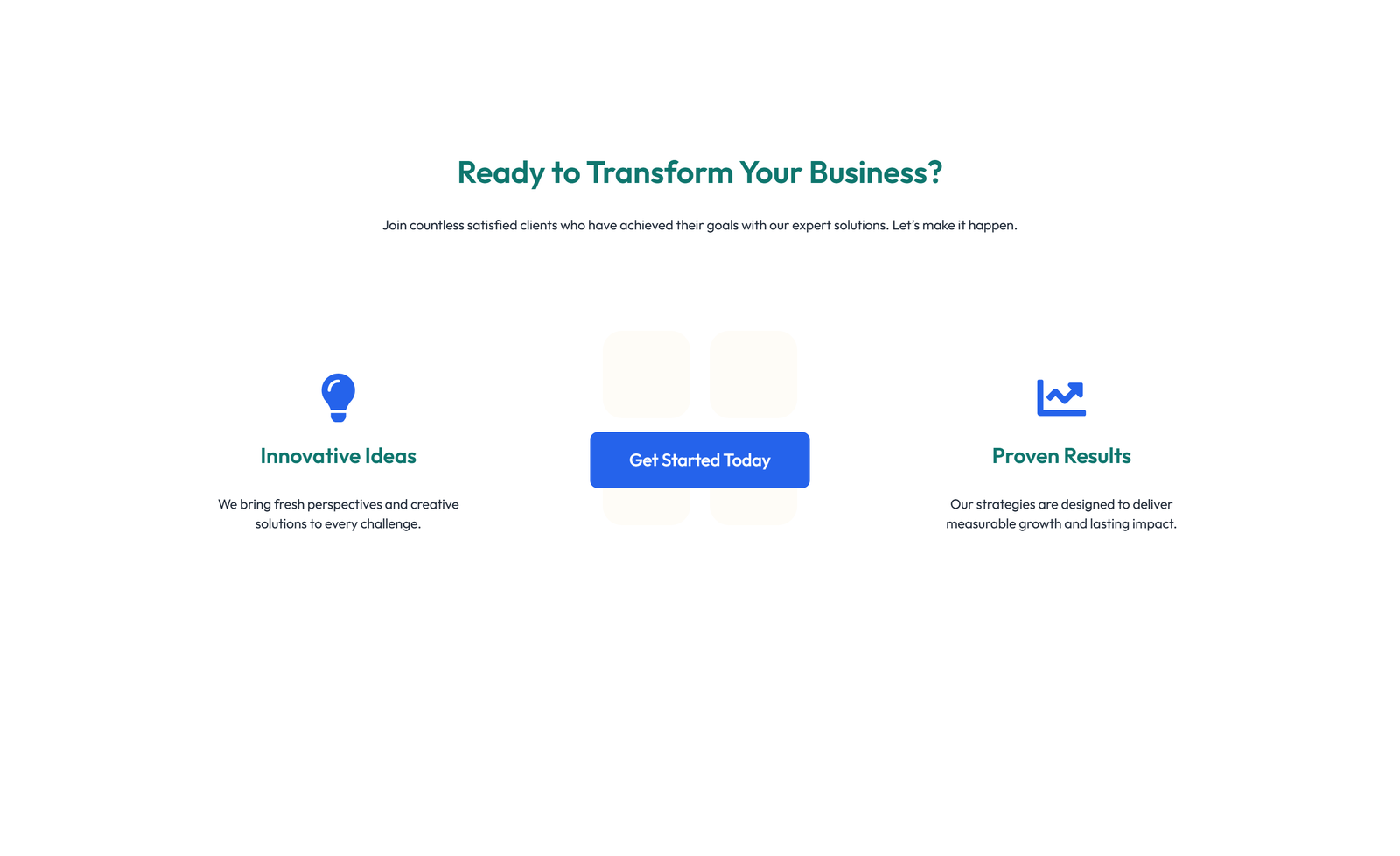 Screenshot of Call to Action with Bar: Icon, Text, CTA 56 - Elementor CTA Sections component