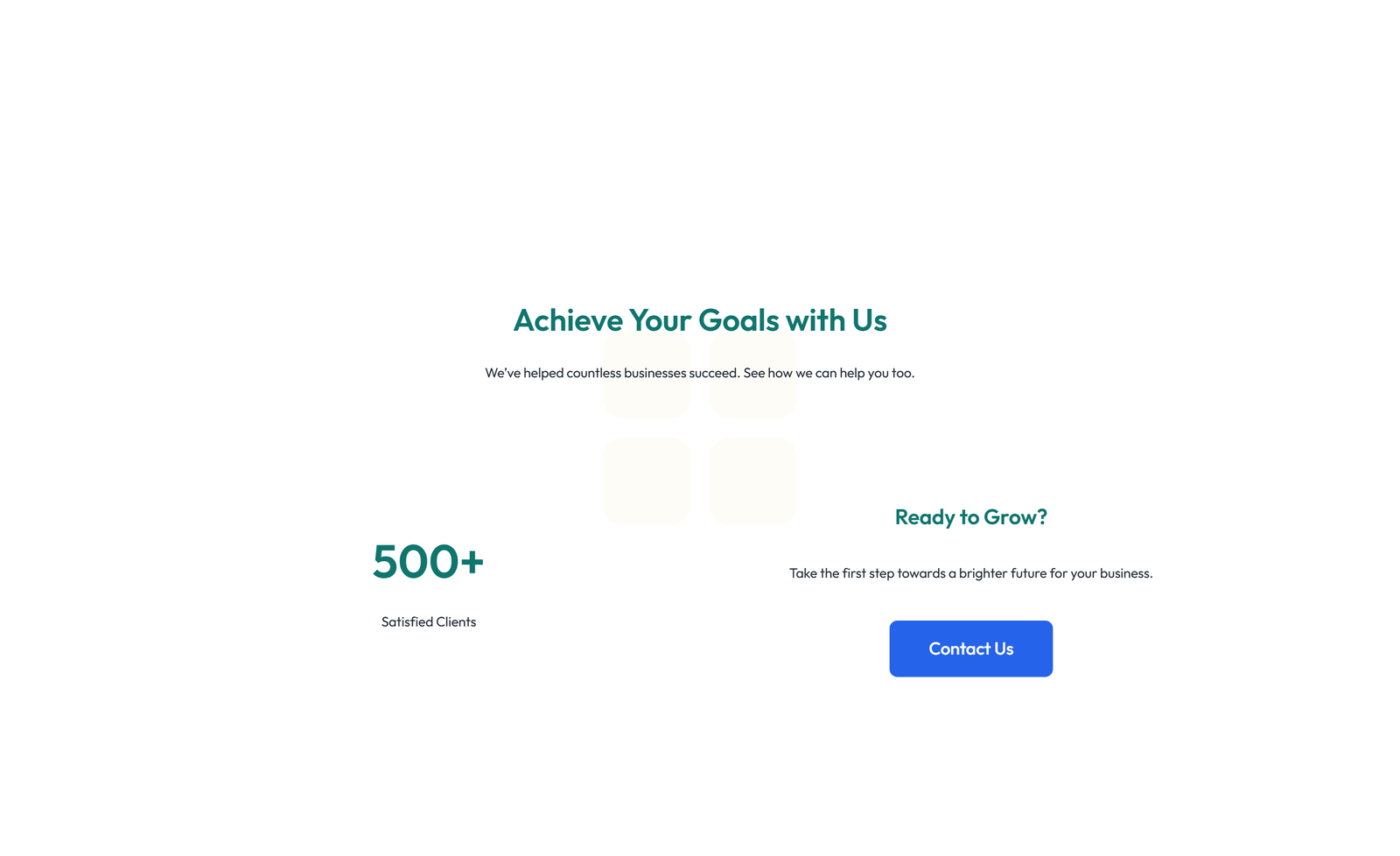 Screenshot of Centered Call to Action with Heading, Subtitle, CTA, Note 62 - Elementor CTA Sections component