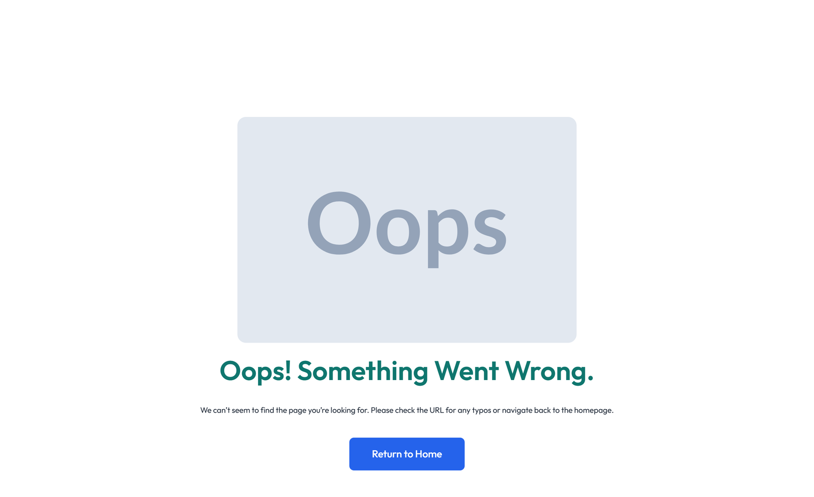 Error Page Design 6 4 - Elementor component
