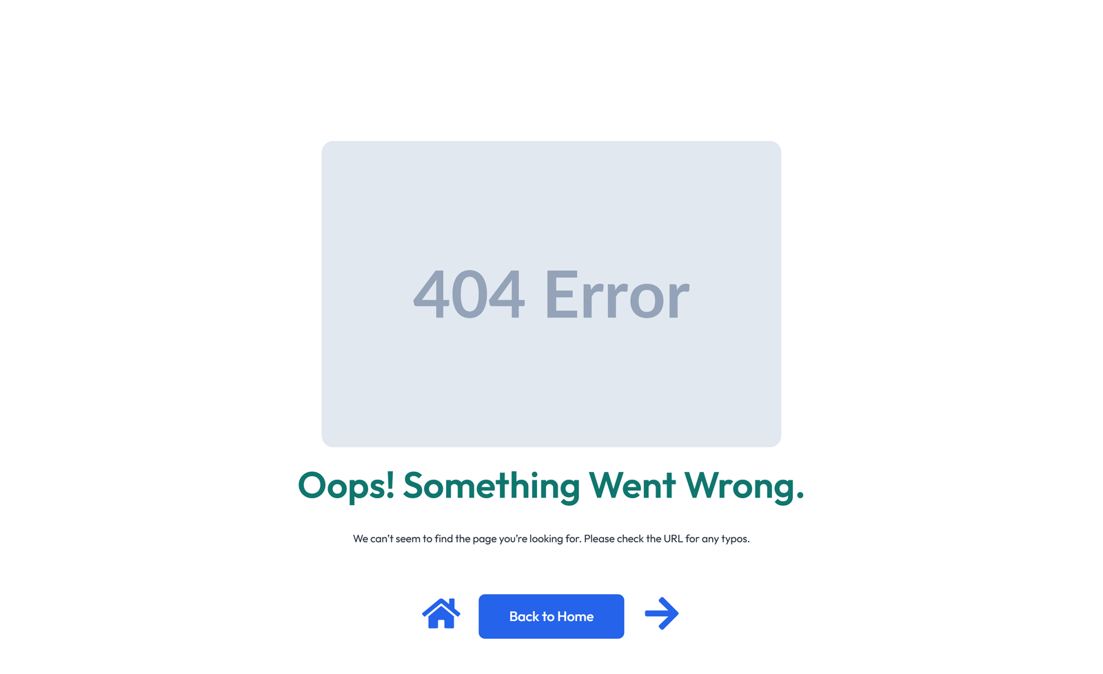 Error Page Design 3 5 - Elementor component