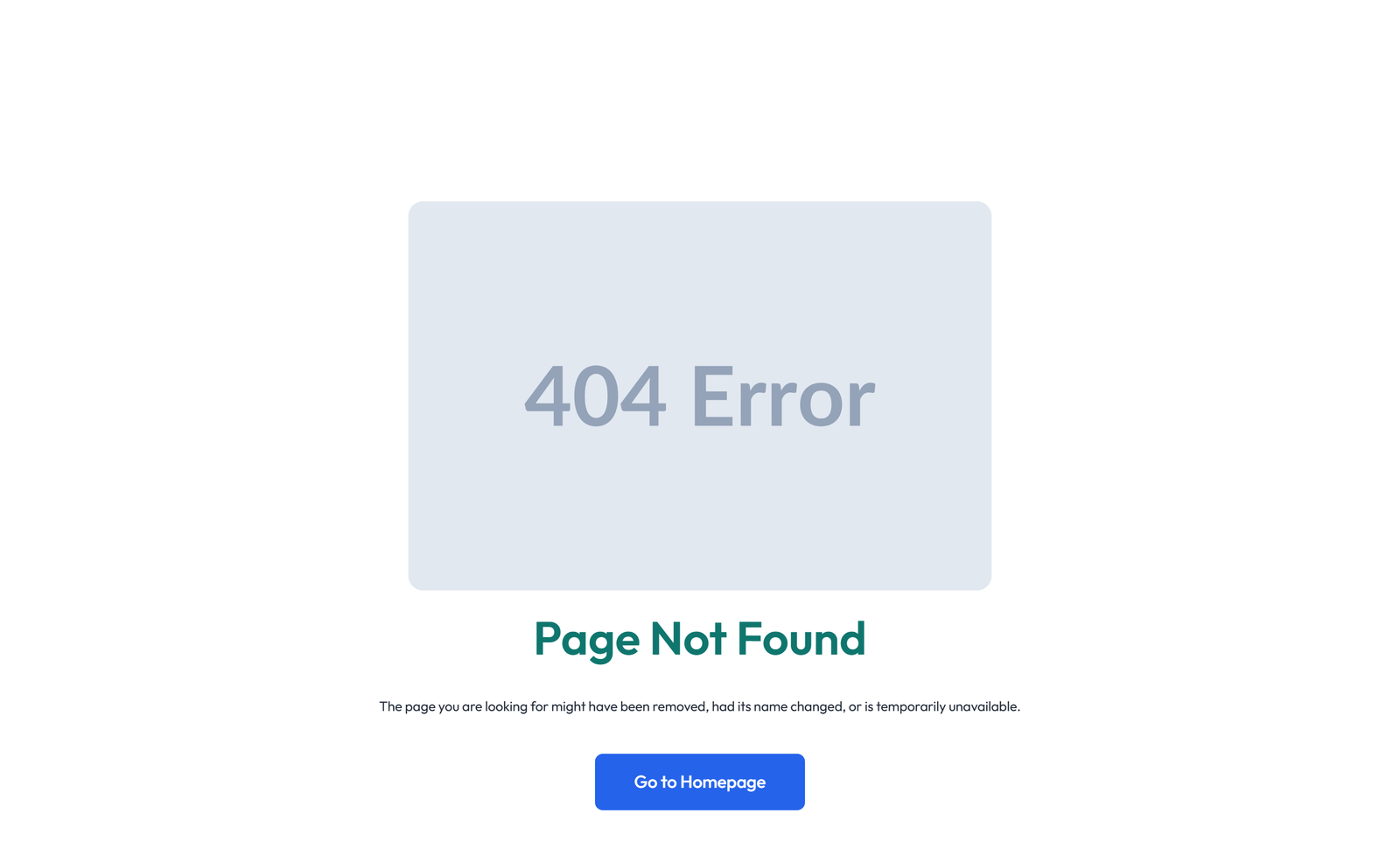 Error Page Design 3 6 - Elementor component