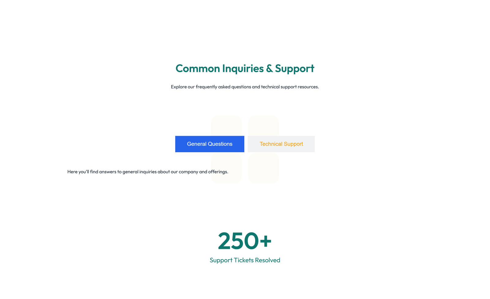 Screenshot of Centered FAQ with Accordion, Follow-up CTA 60 - Elementor FAQ Sections component