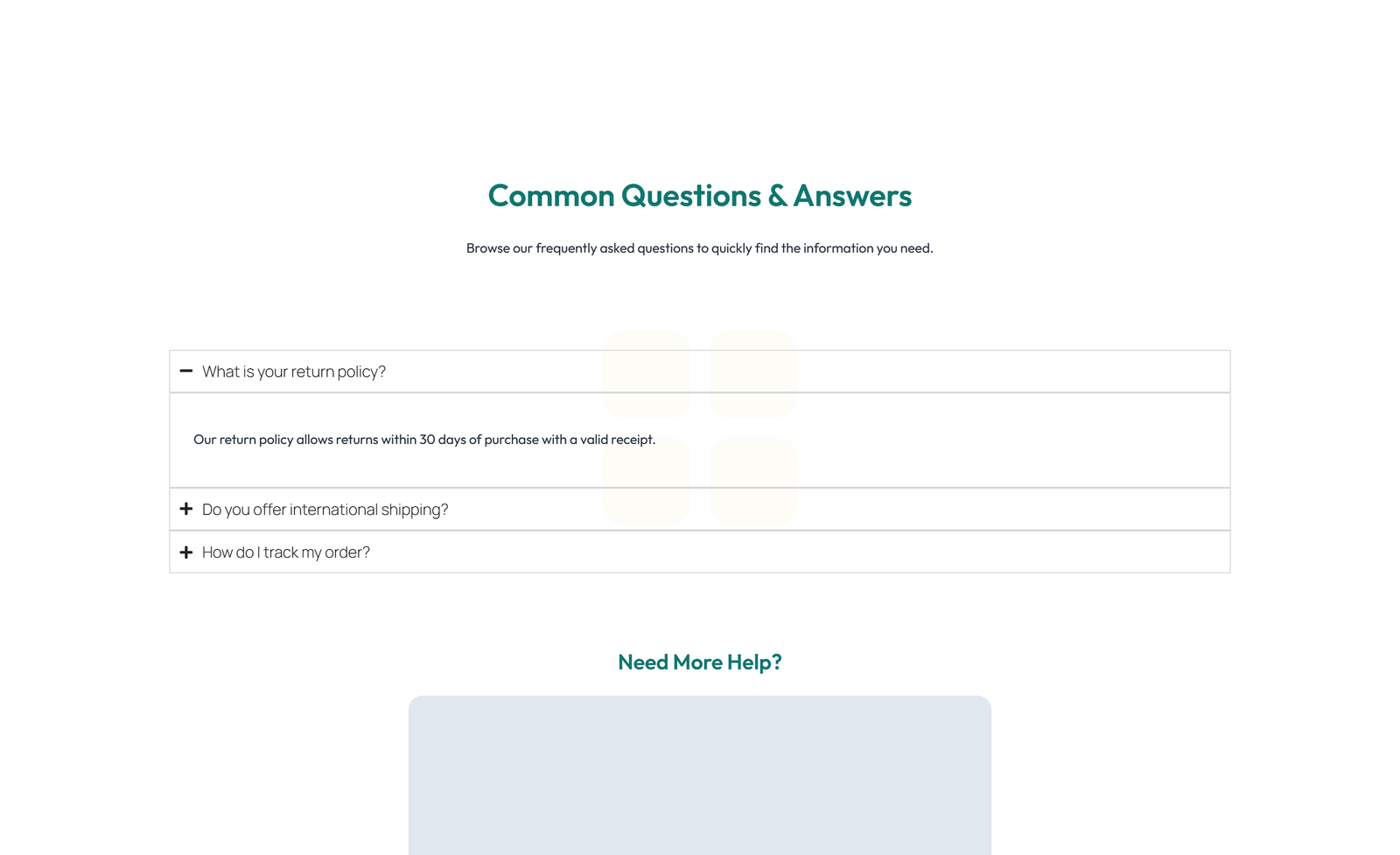 Split FAQ with Text and CTA Left and Accordion Right 87 - Elementor component