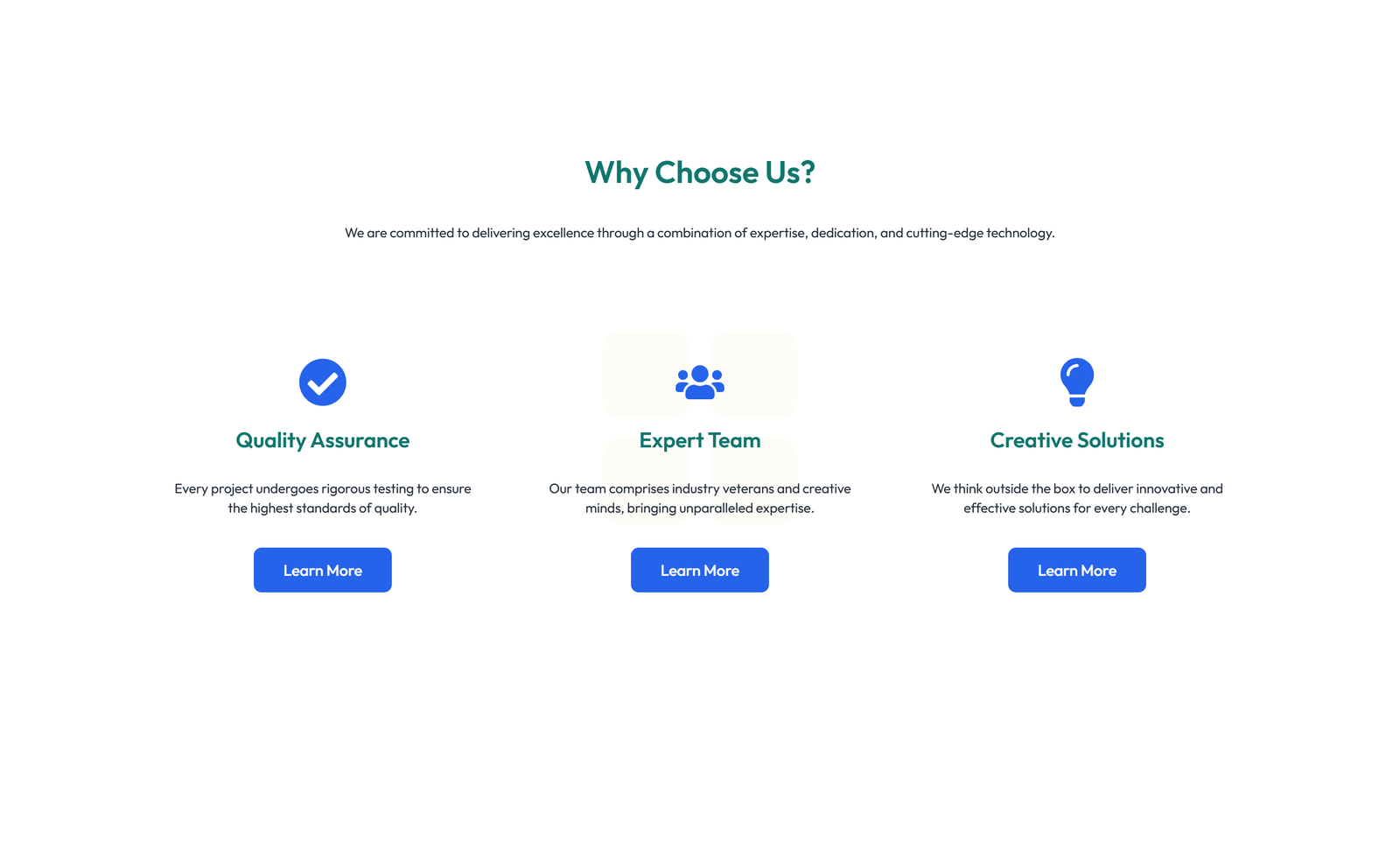 Feature Grid with 4-column Icon-box Cards 4 - Elementor component