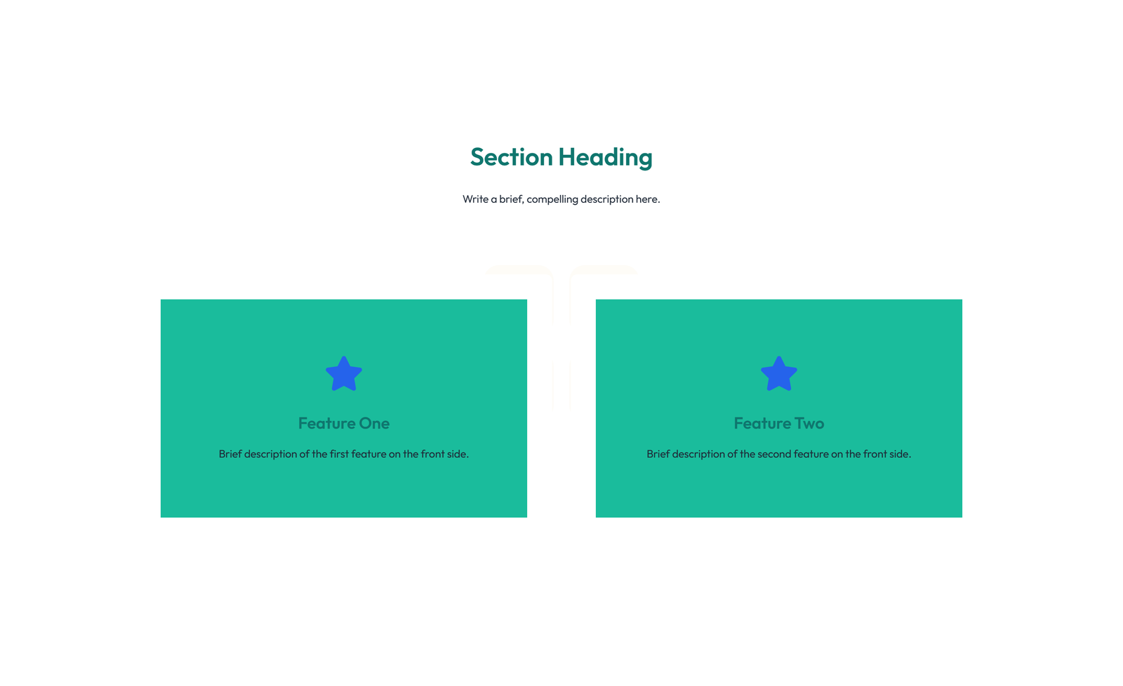 Feature Grid with 4-column Icon-box Cards 11 - Elementor component