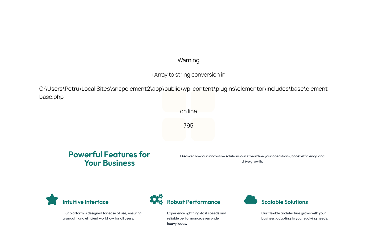 Feature Grid with 4-column Icon-box Cards 18 - Elementor component