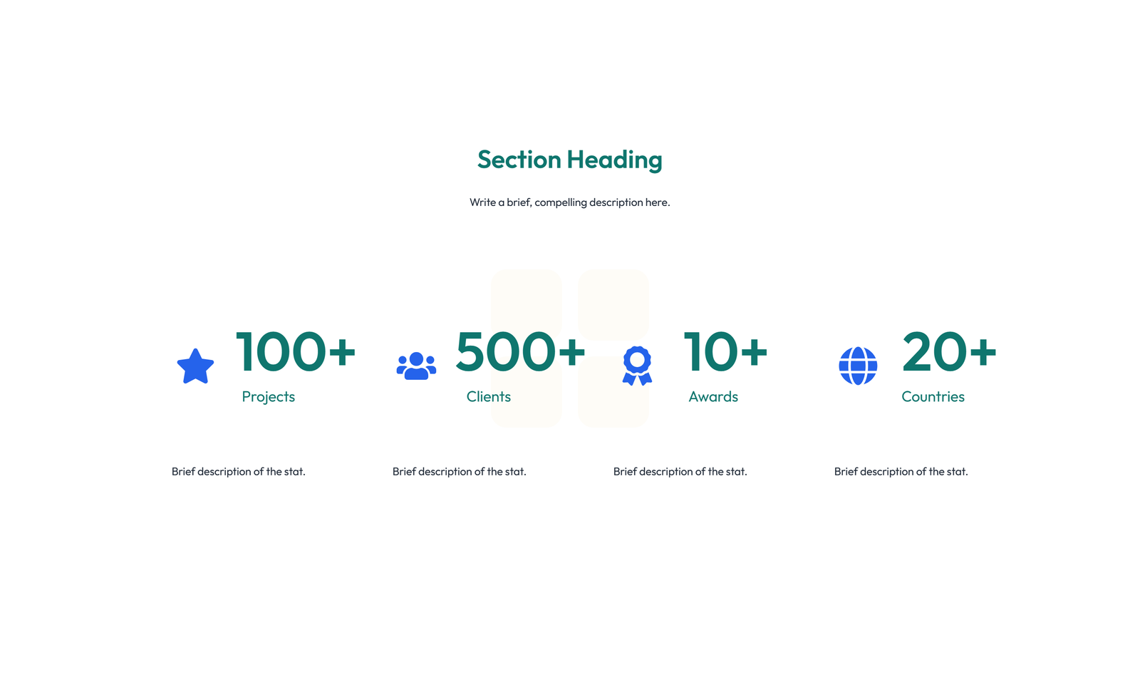 Screenshot of Feature Grid with 3-column Icon, Title, Text, CTA Cards 20 - Elementor Feature Sections component