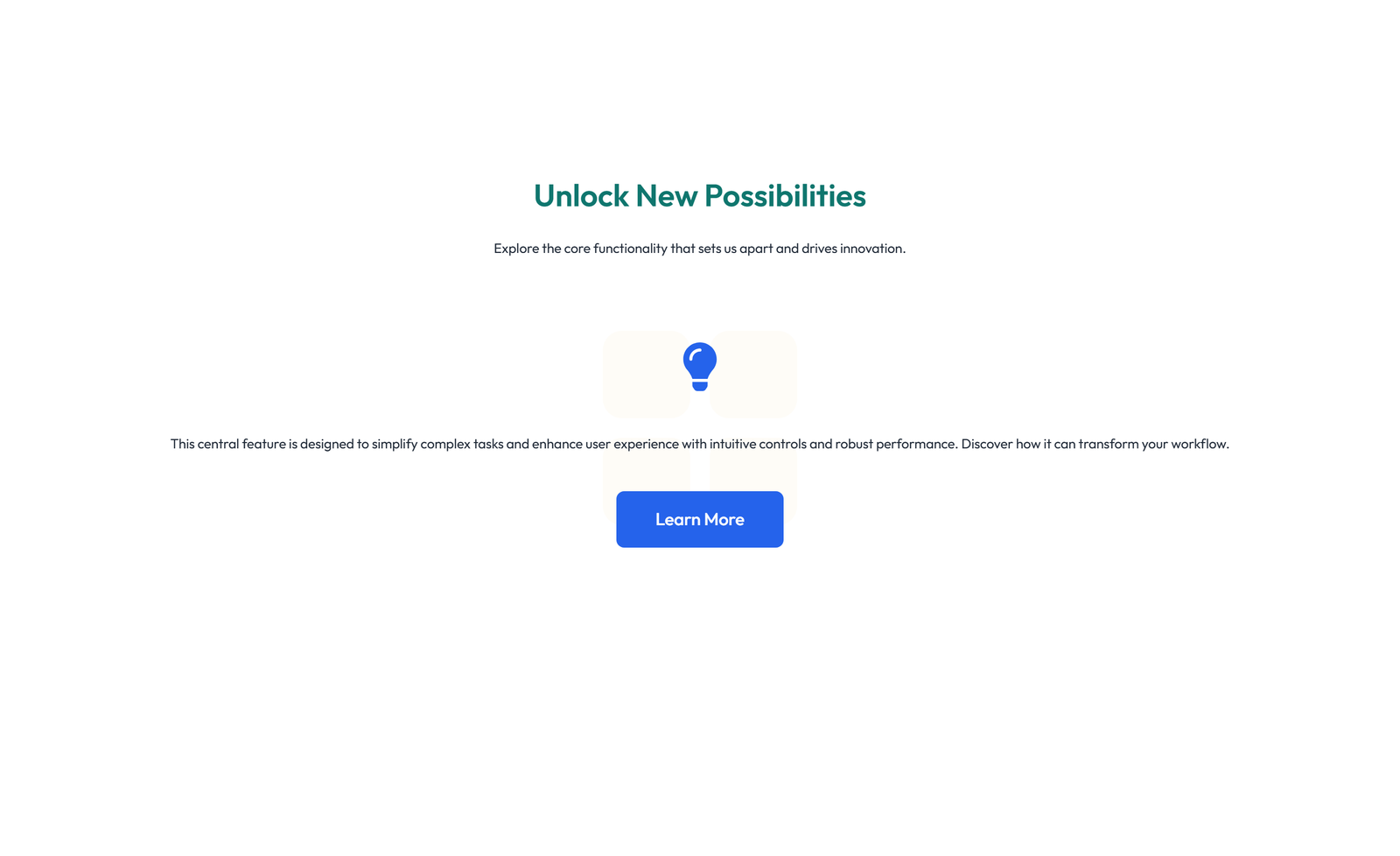 Screenshot of Feature Grid with 2-column Image, Title, Text Cards 24 - Elementor Feature Sections component