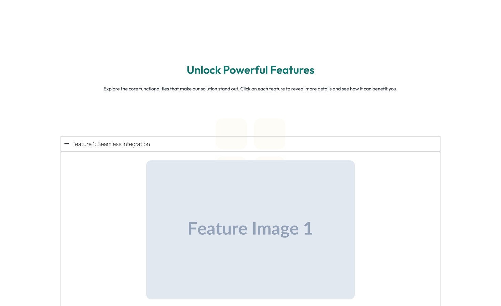 Feature Grid with 2-column Image, Title, Text Cards 46 - Elementor component