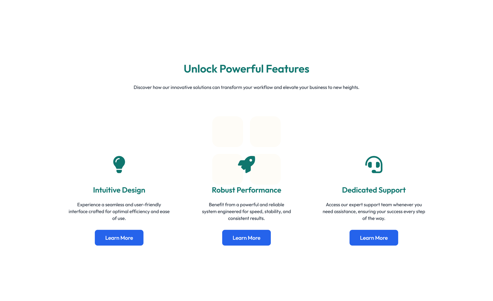 Feature Grid with 2-column Image, Title, Text Cards 56 - Elementor component