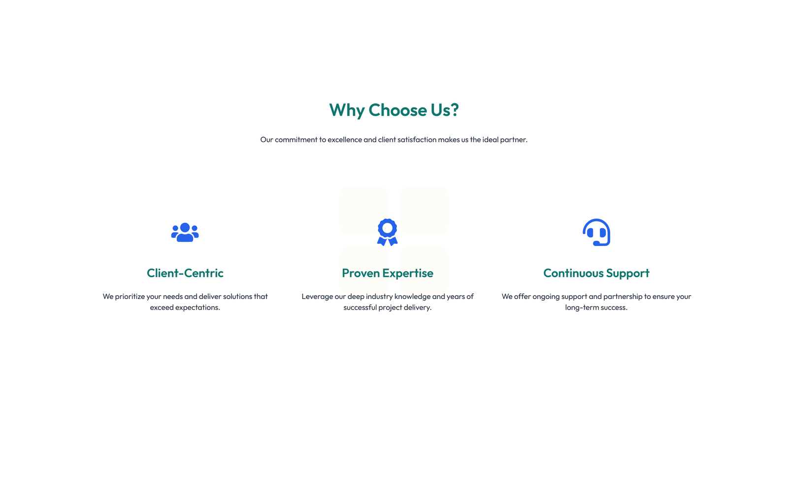 Screenshot of Feature Grid with 2-column Image, Title, Text Cards 59 - Elementor Feature Sections component