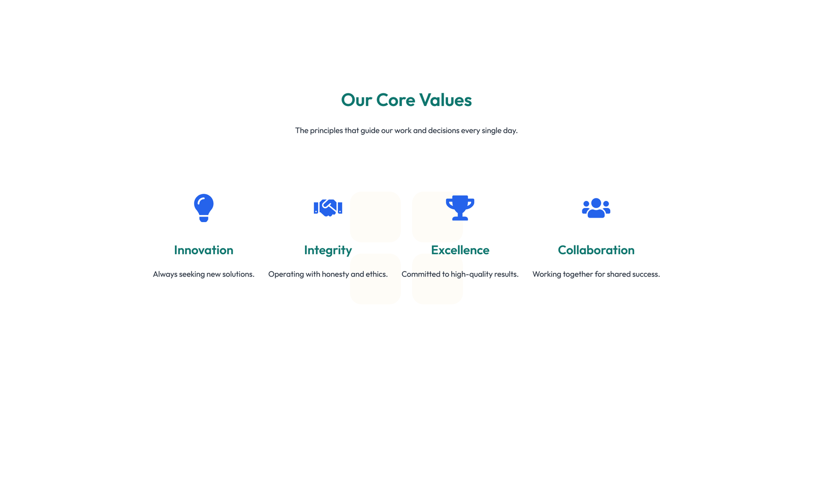 Screenshot of Feature Grid with 3-column Icon, Title, Text, CTA Cards 61 - Elementor Feature Sections component