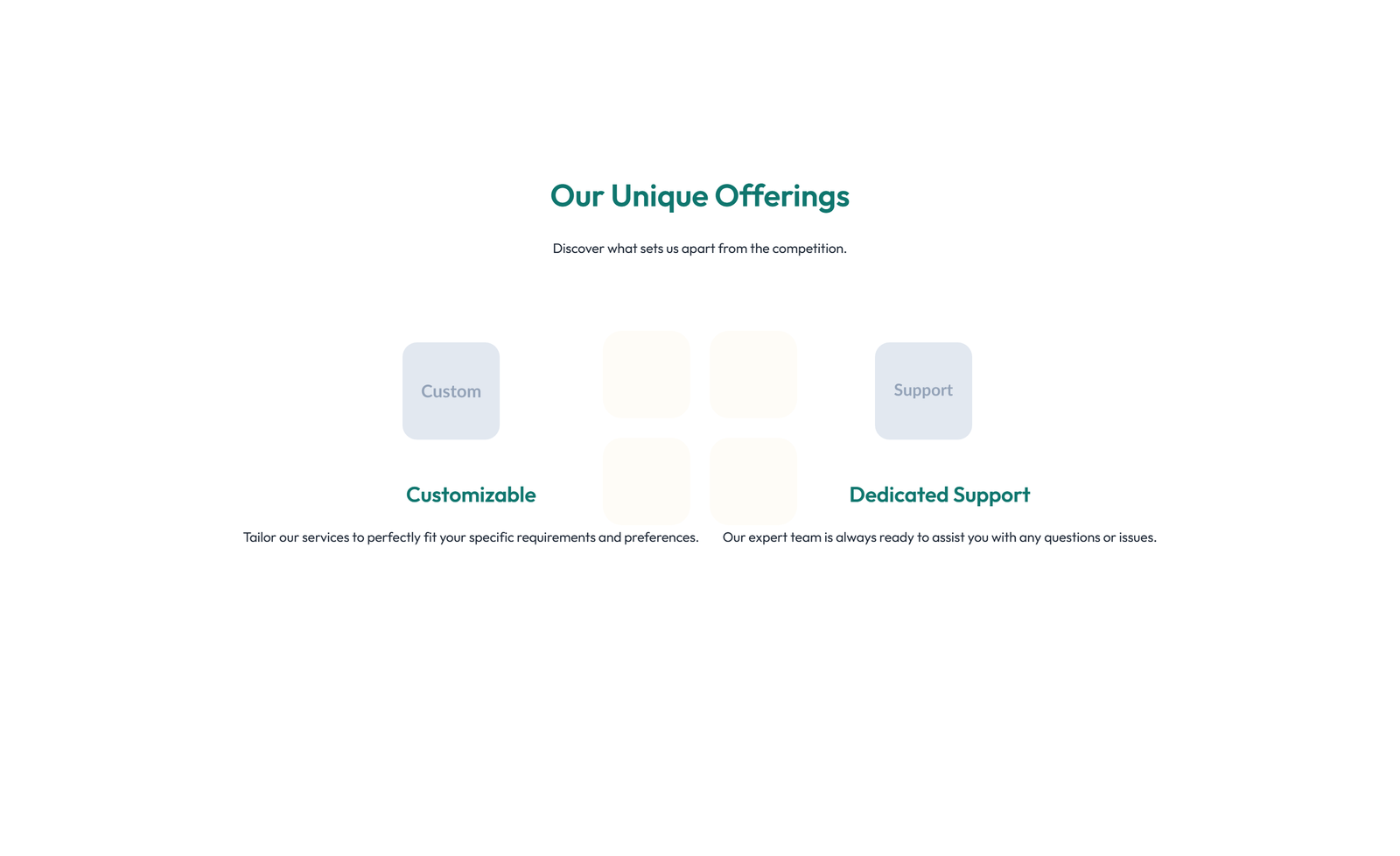 Screenshot of Feature Grid with 3-column Icon, Title, Text Cards 67 - Elementor Feature Sections component