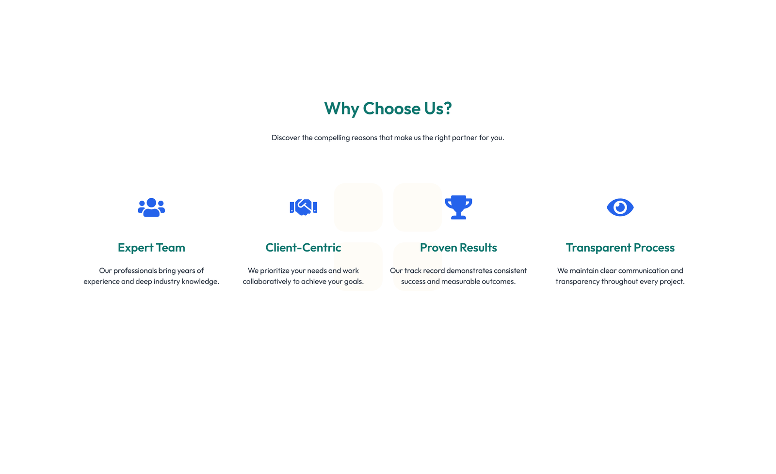 Screenshot of Feature Grid with 2-column Image, Title, Text Cards 71 - Elementor Feature Sections component