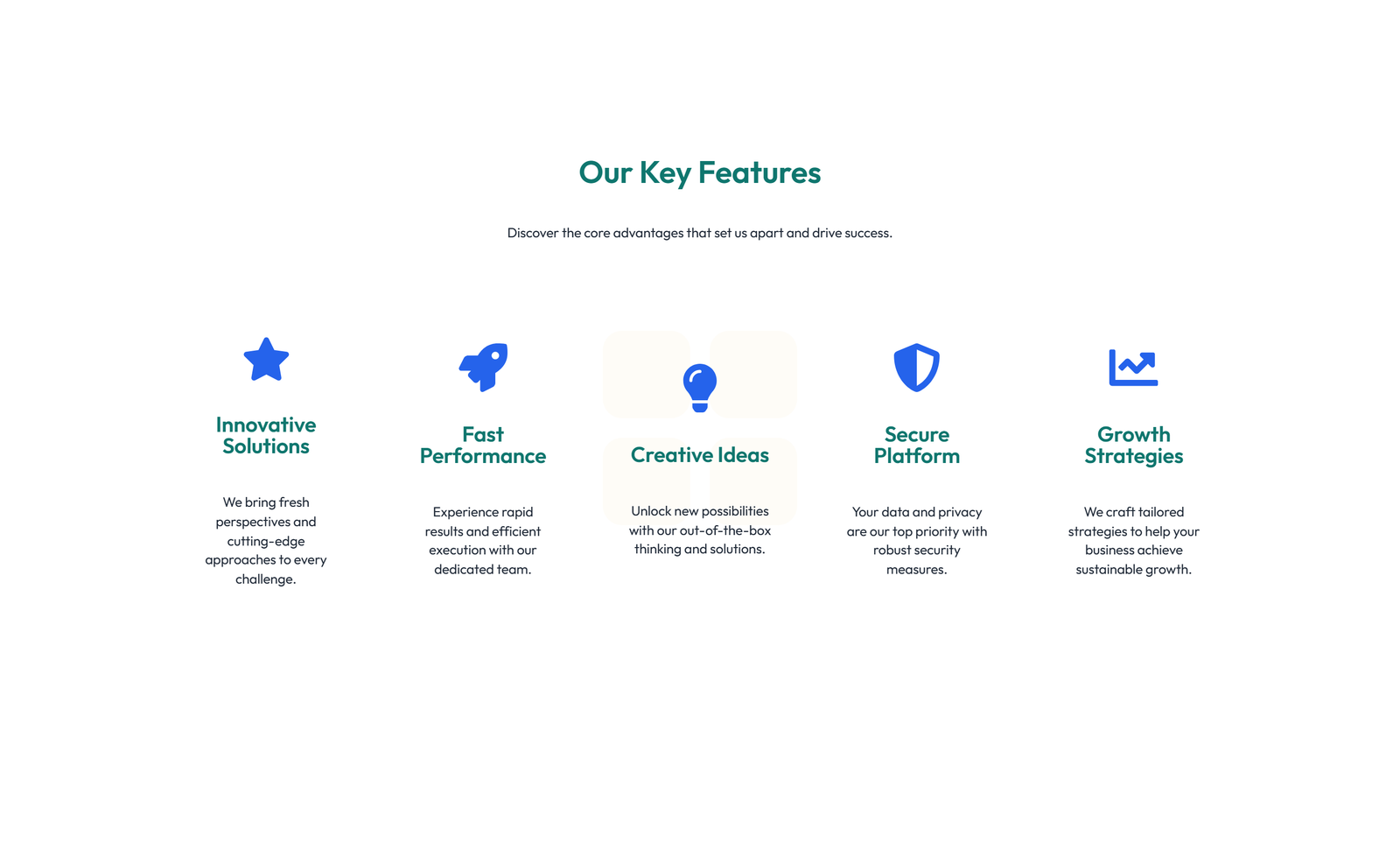 Screenshot of Feature Grid with 2-column Image, Title, Text Cards 84 - Elementor Feature Sections component