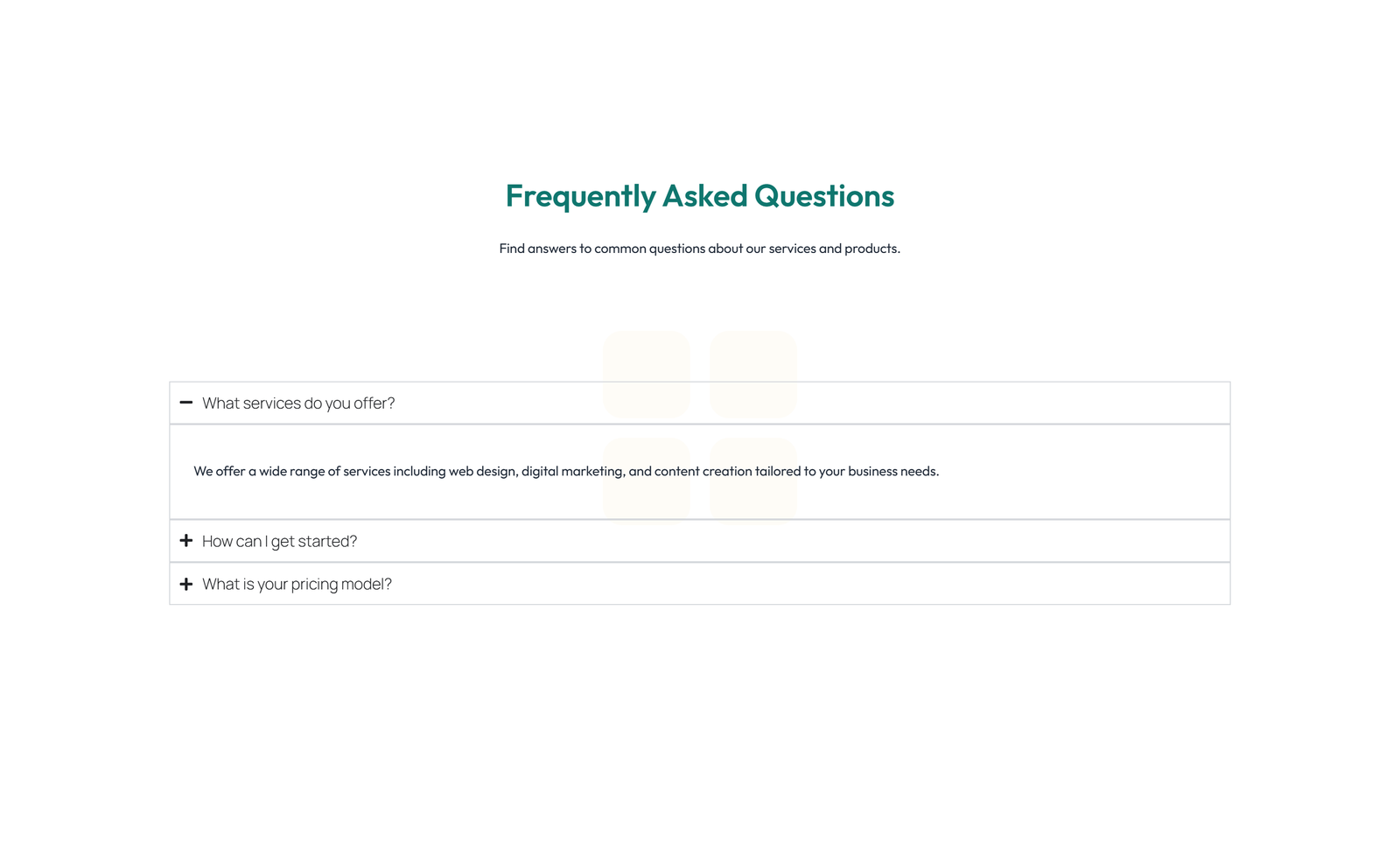 Screenshot of Feature Grid with 3-column Icon, Title, Text, CTA Cards 98 - Elementor Feature Sections component