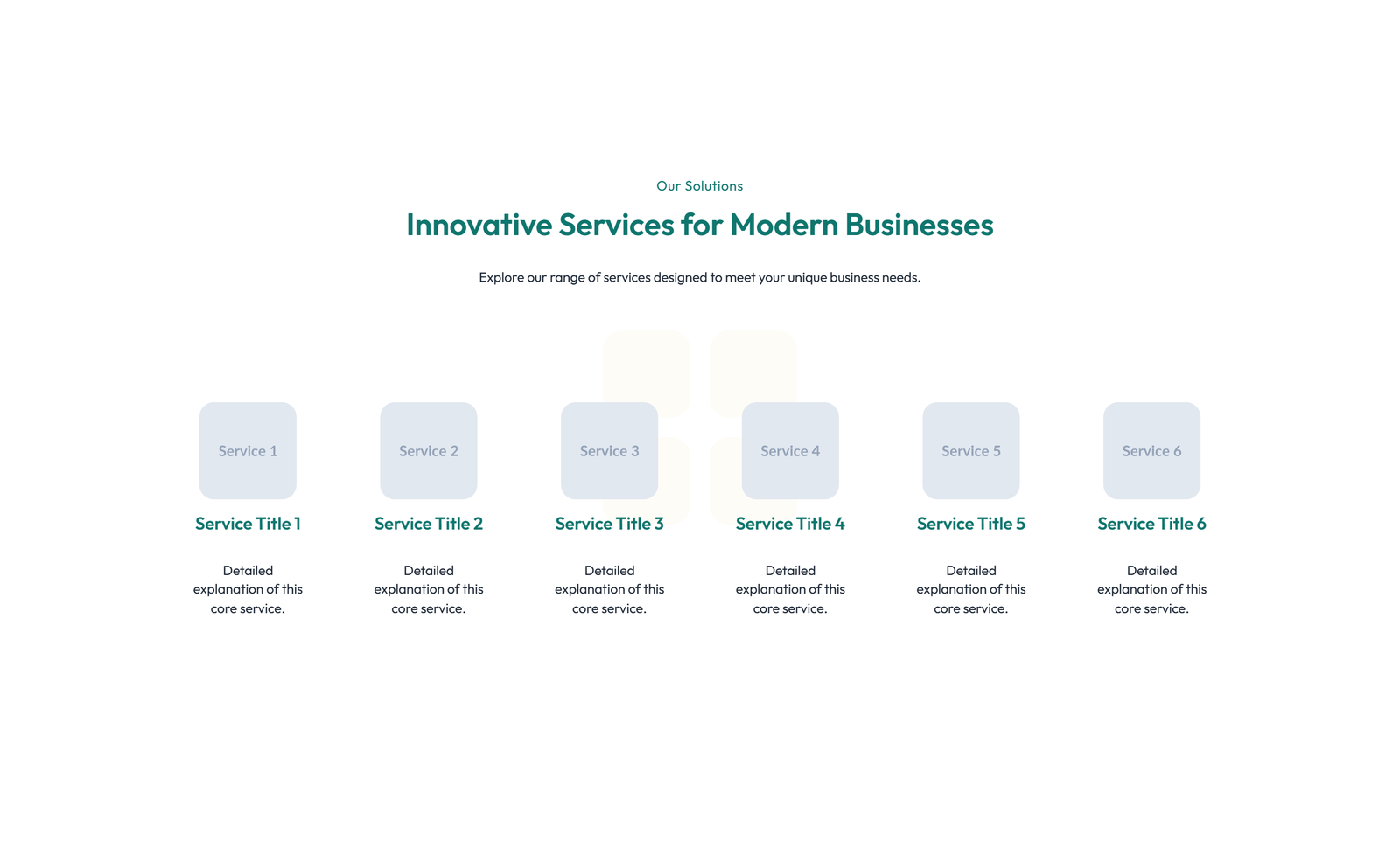 Feature Grid with 3-column Icon, Title, Text, CTA Cards 120 - Elementor component