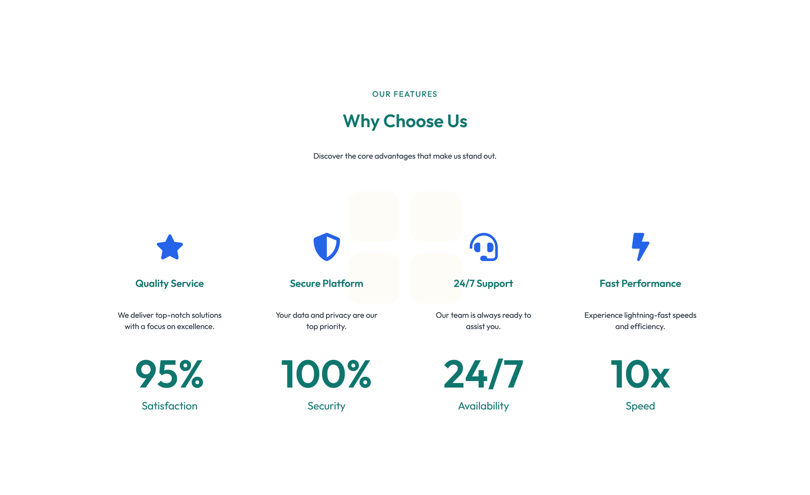 Feature Grid with 3-column Icon, Title, Text, CTA Cards 128 - Elementor component