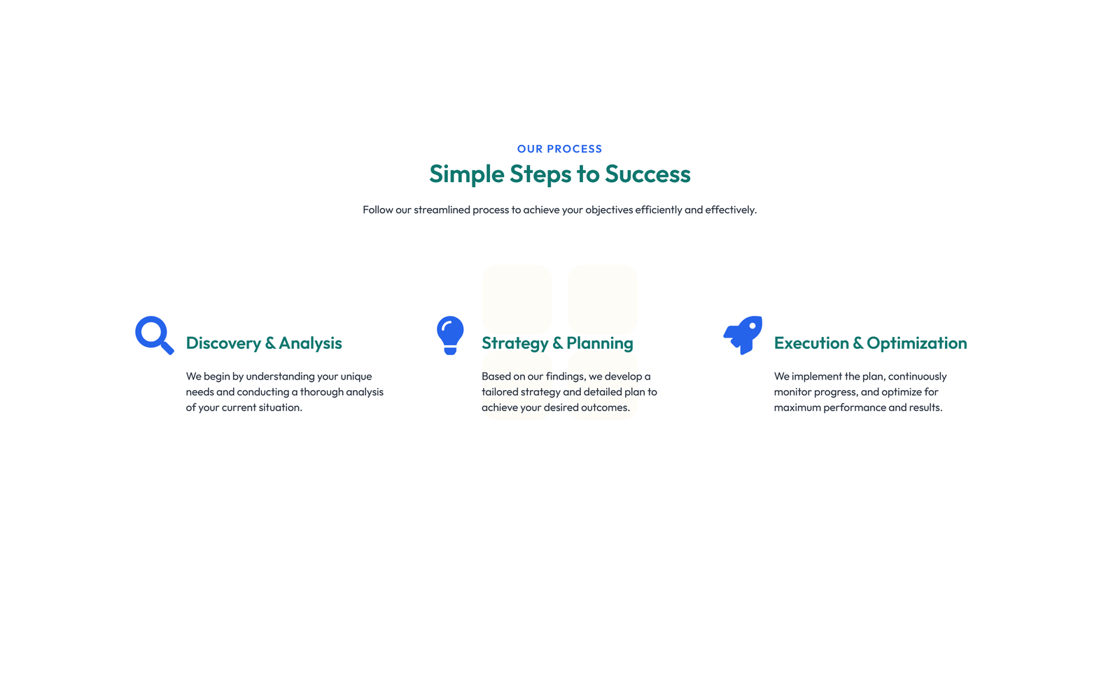 Screenshot of Feature Grid with 2-column Image, Title, Text Cards 143 - Elementor Feature Sections component